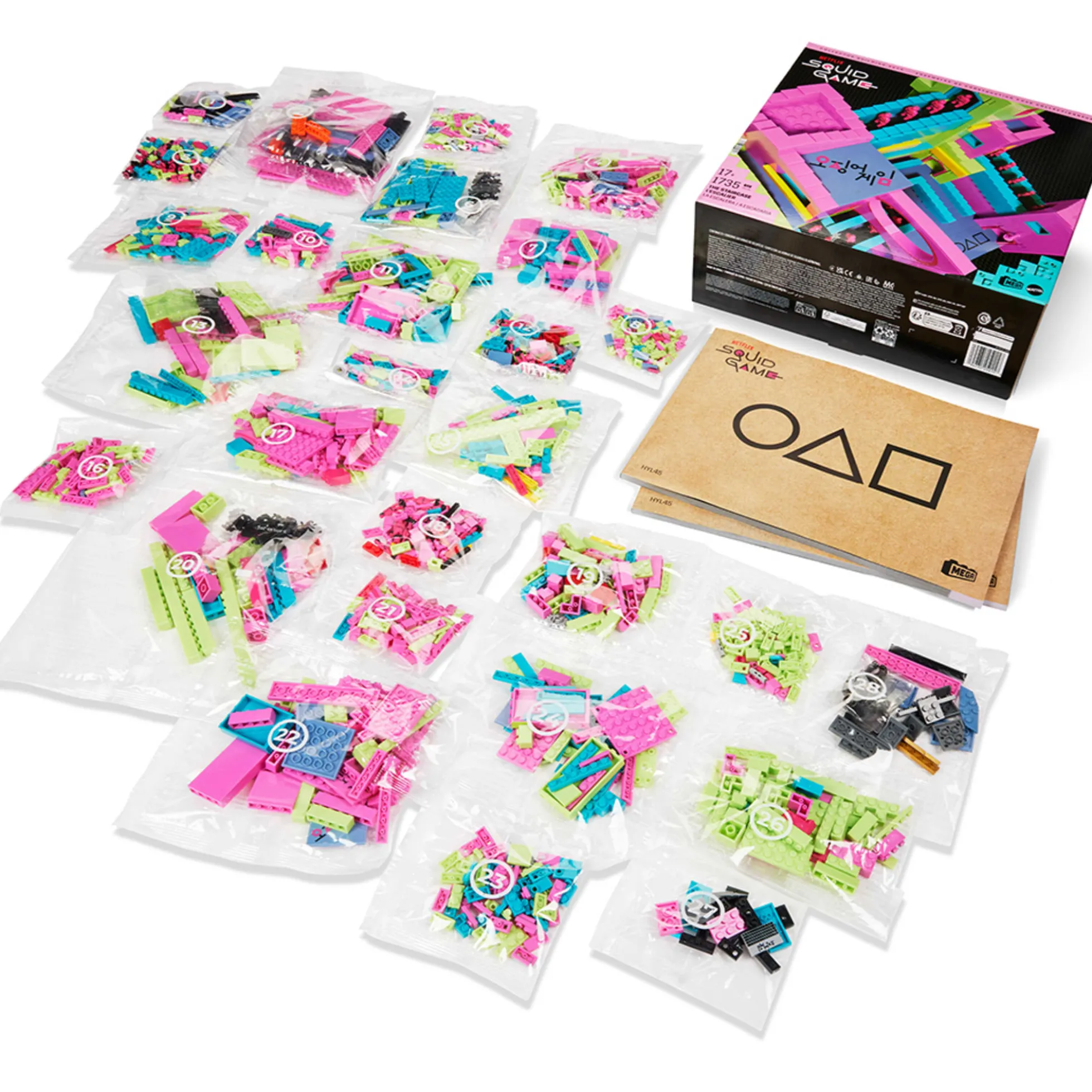 MEGA Squid Game Staircase Collector Building Set