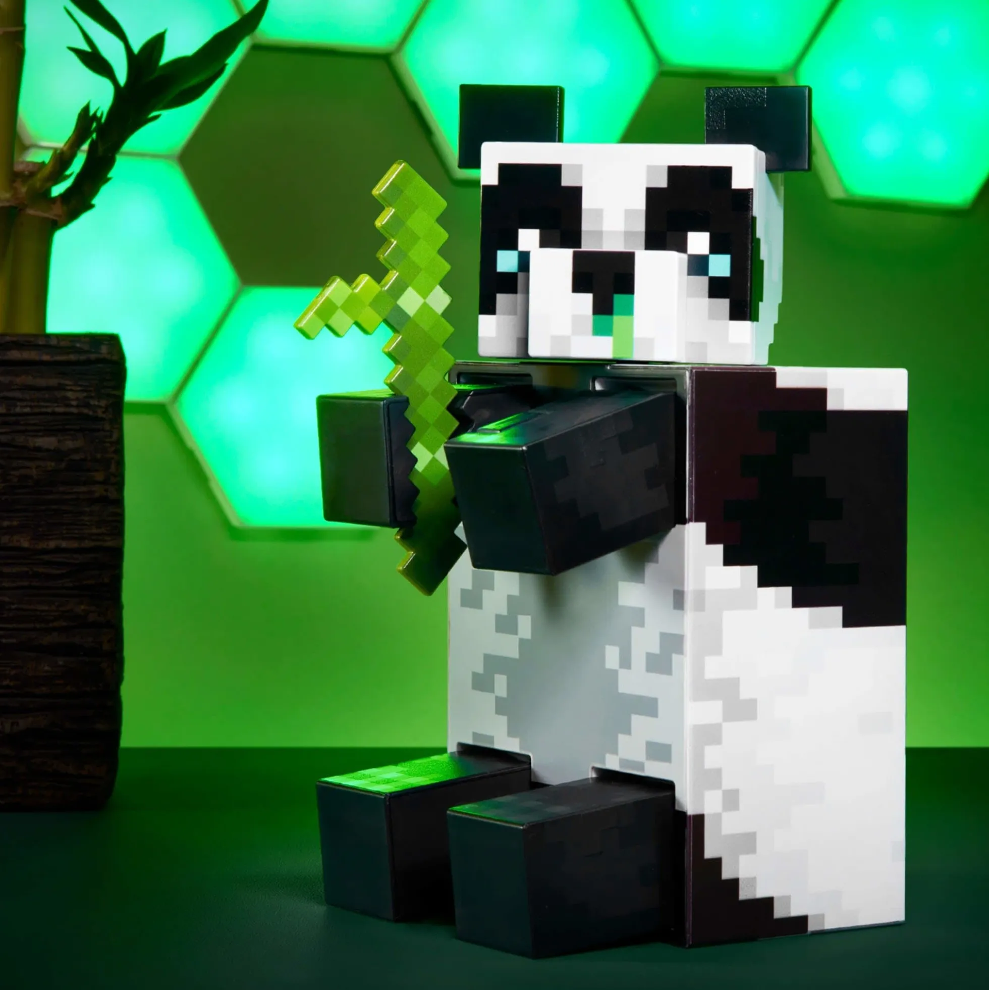 Minecraft Diamond Level Panda Figure