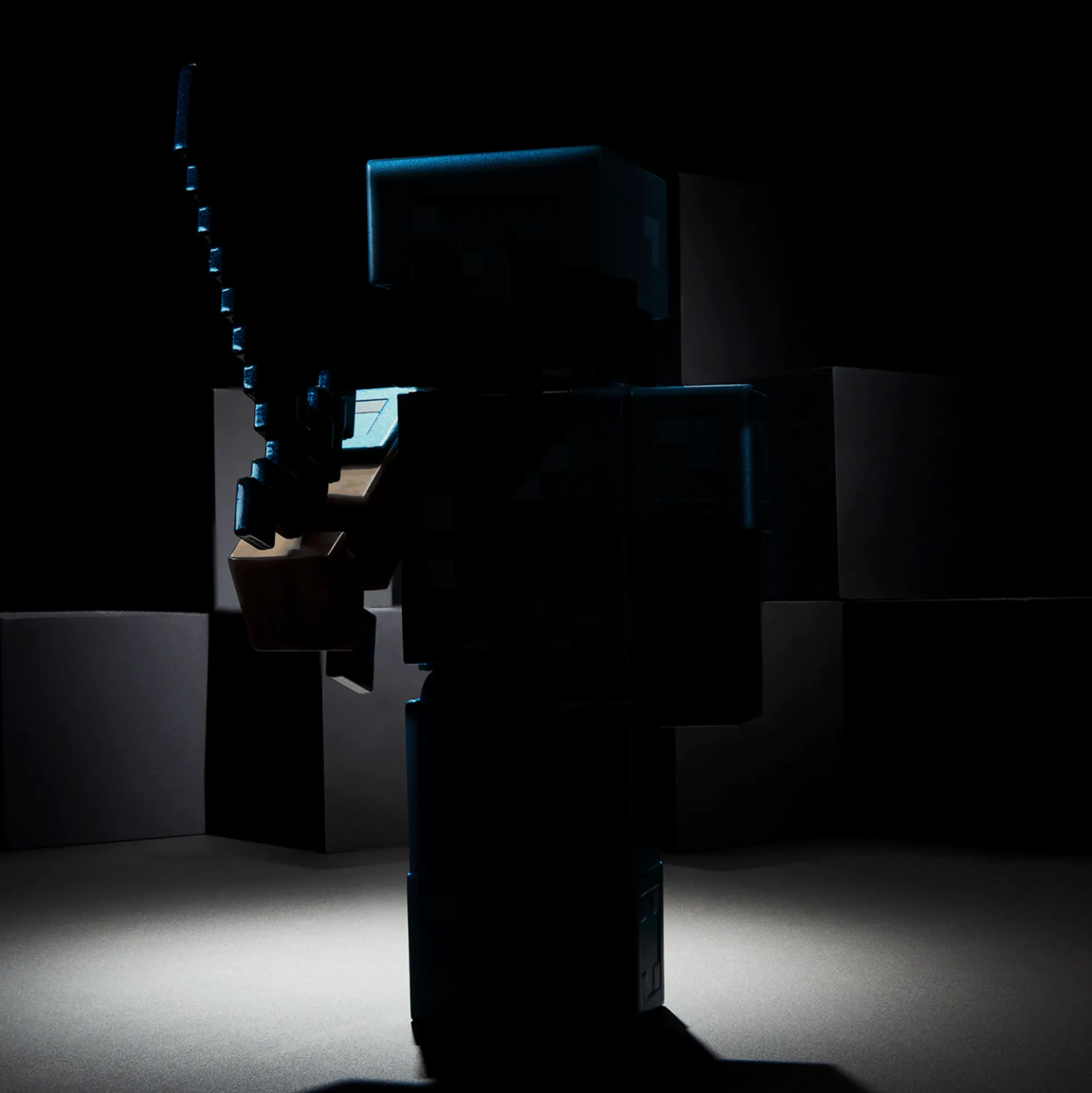 Minecraft Diamond Level Steve Collector Action Figure