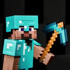 Minecraft Diamond Level Steve Collector Action Figure