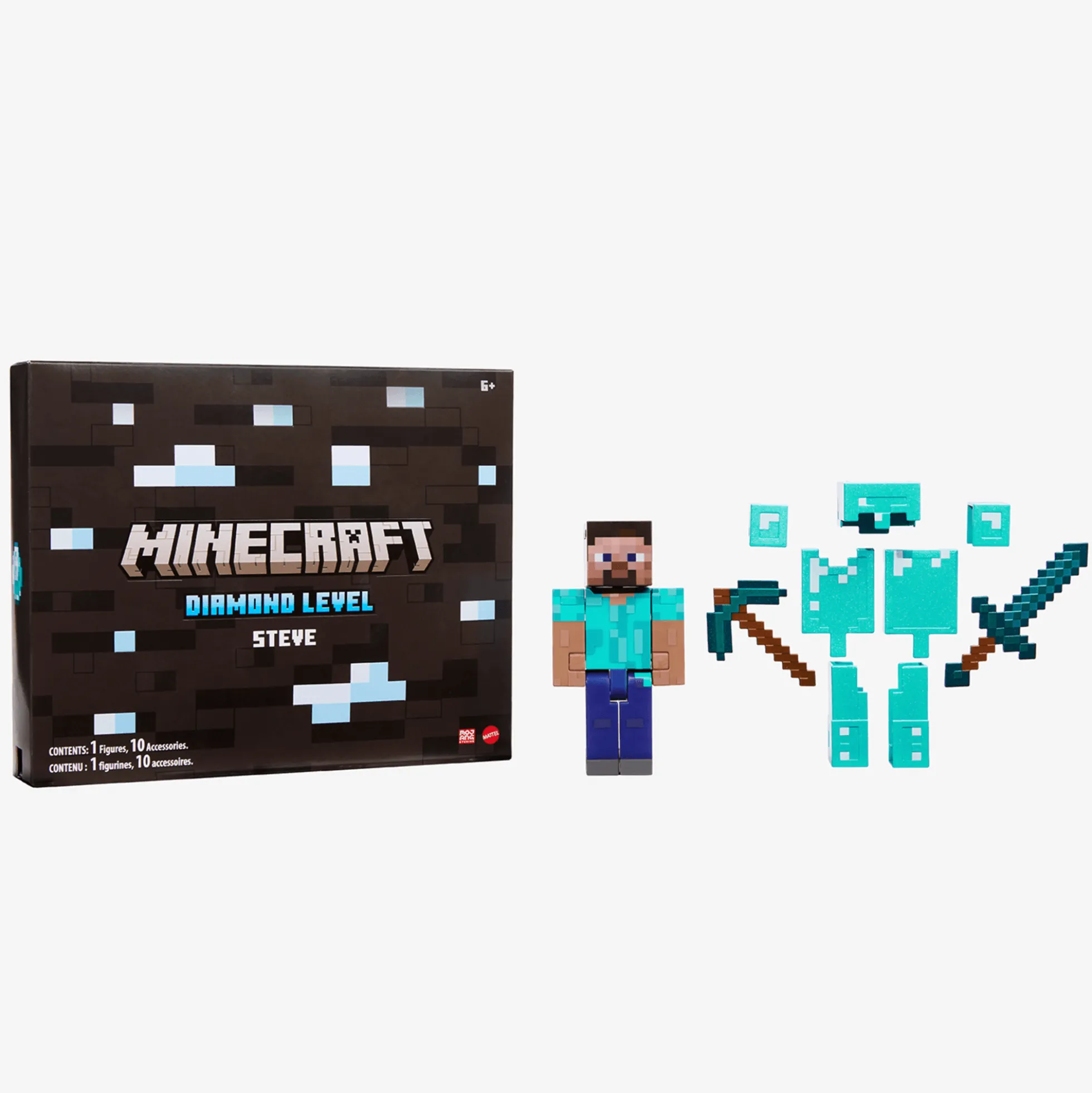 Minecraft Diamond Level Steve Collector Action Figure