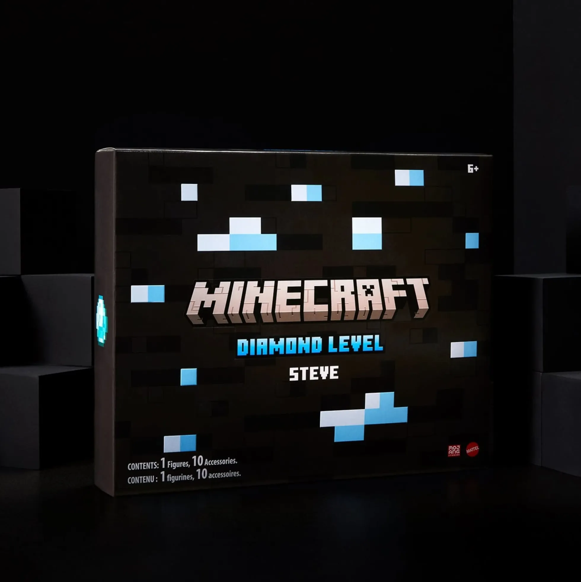 Minecraft Diamond Level Steve Collector Action Figure