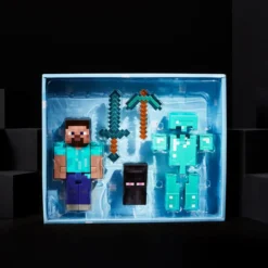 Minecraft Diamond Level Steve Collector Action Figure