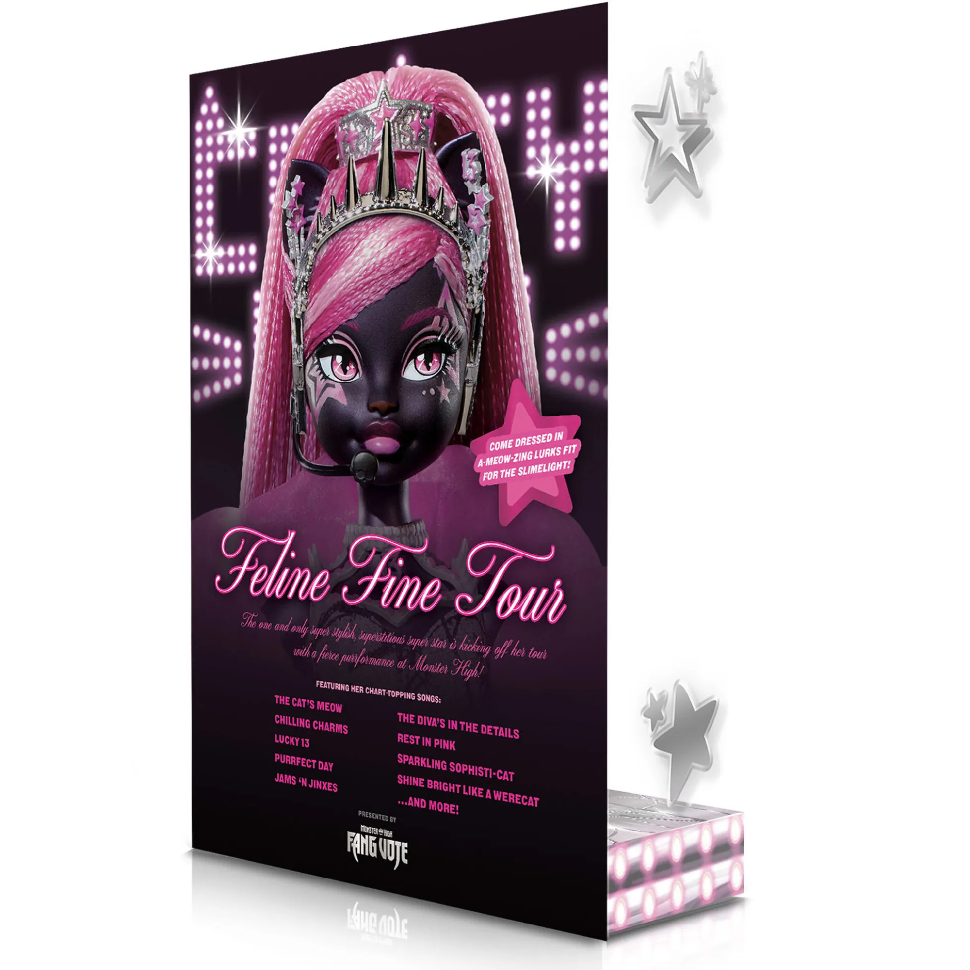Monster High 2025 Fang Vote Catty Noir Doll