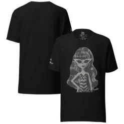 Monster High Barbie Frankie Barbie Black T-shirt