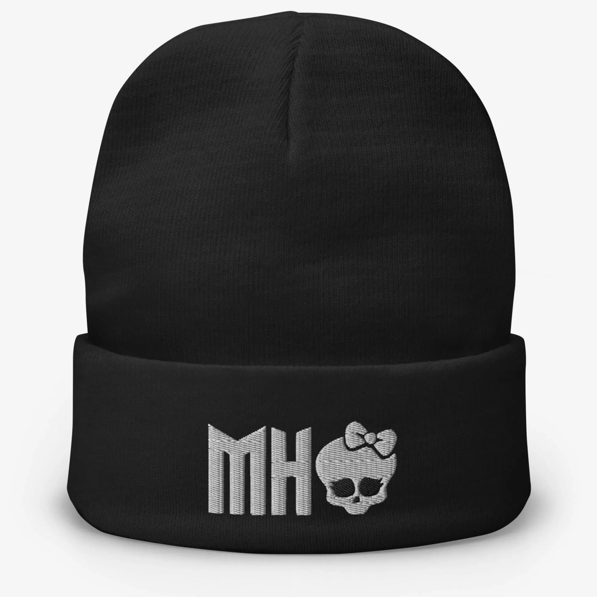 Monster High Black Cuffed Beanie