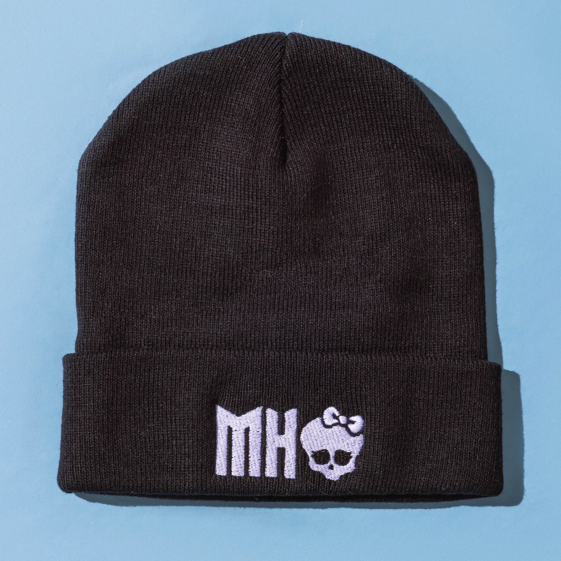 Monster High Black Cuffed Beanie