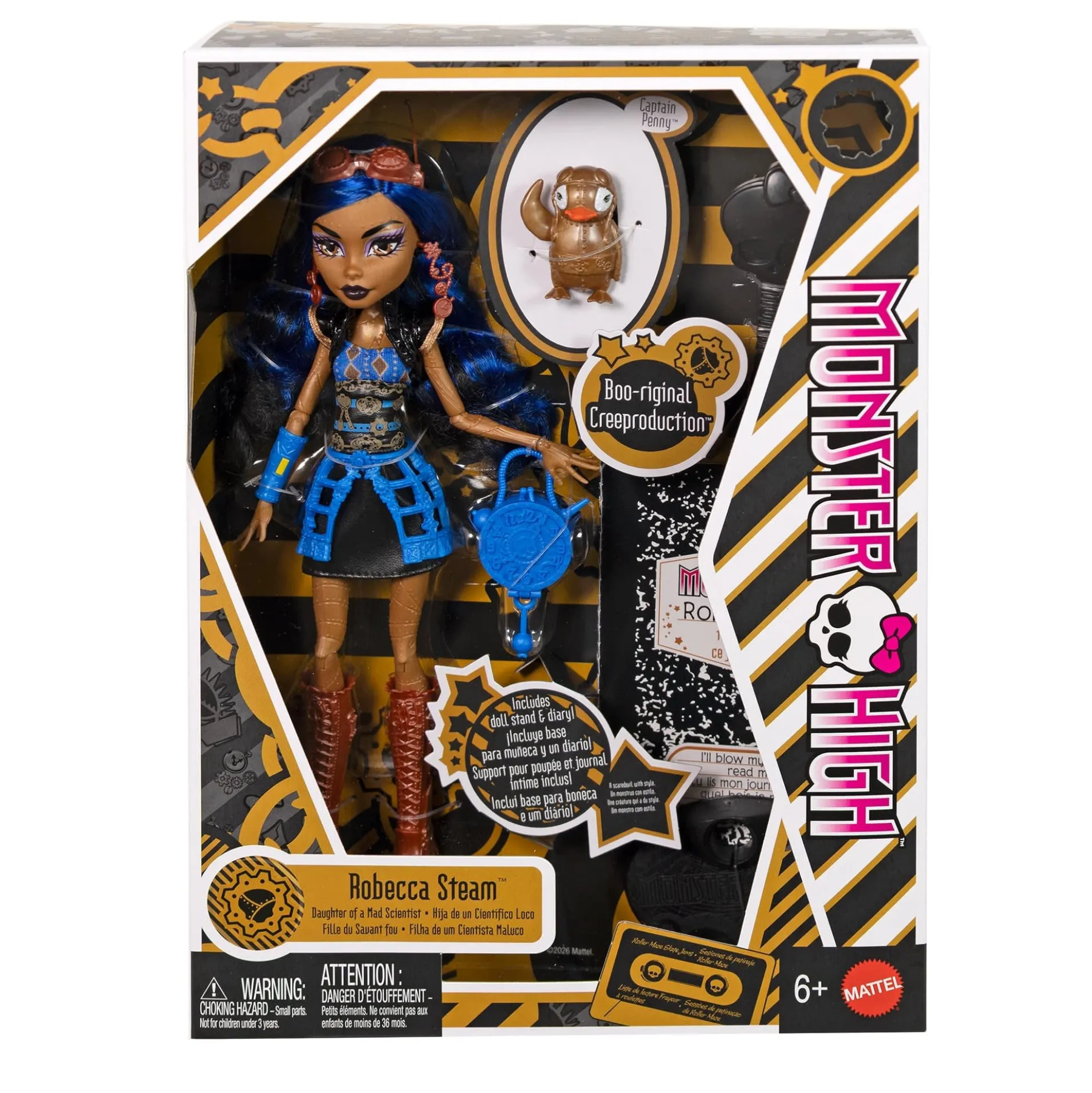 Monster High Boo-riginal Creeproduction Robecca Steam Doll