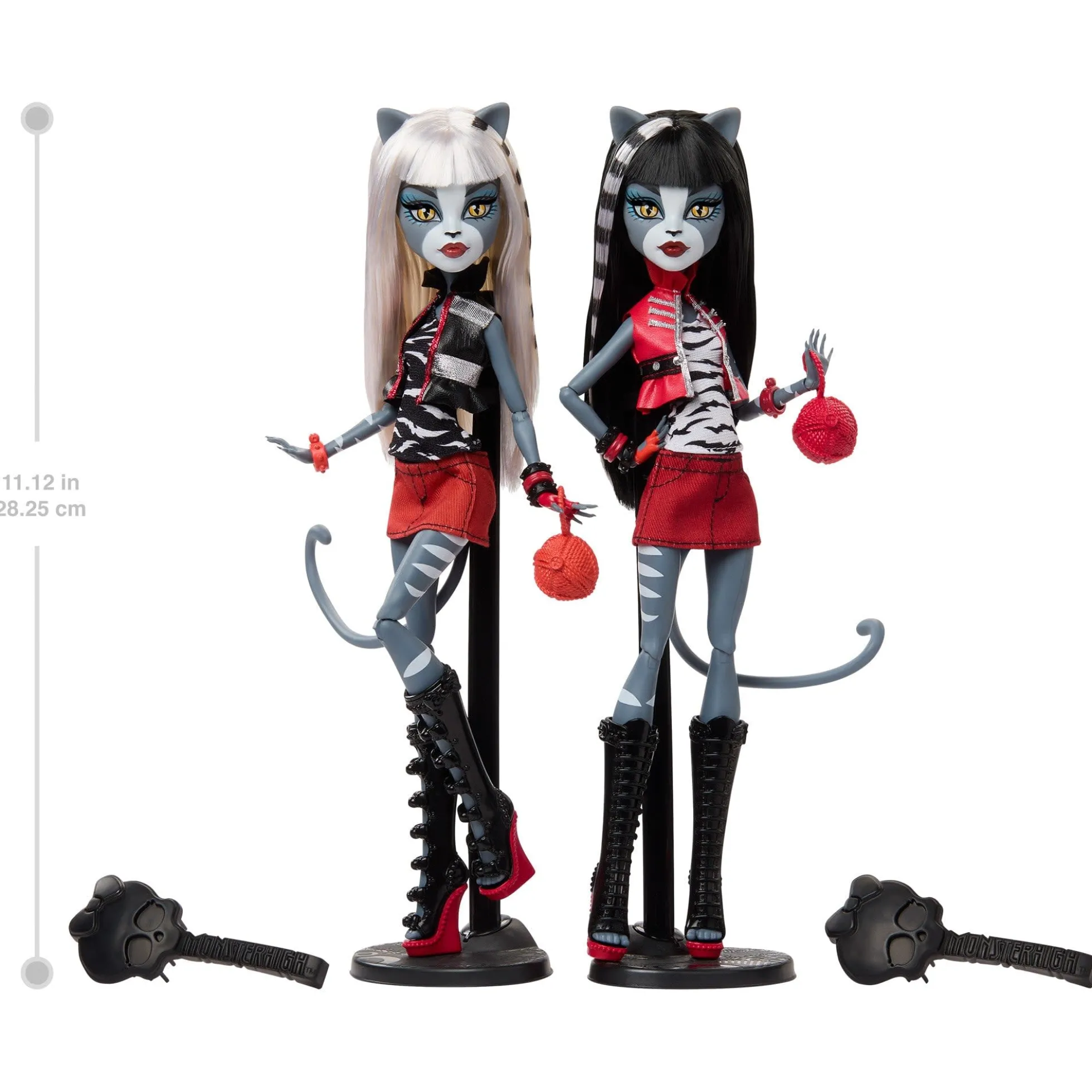 Monster High Boo-riginal Creeproductions G1 Meolowdy and Purrsephone Dolls 2-Pack