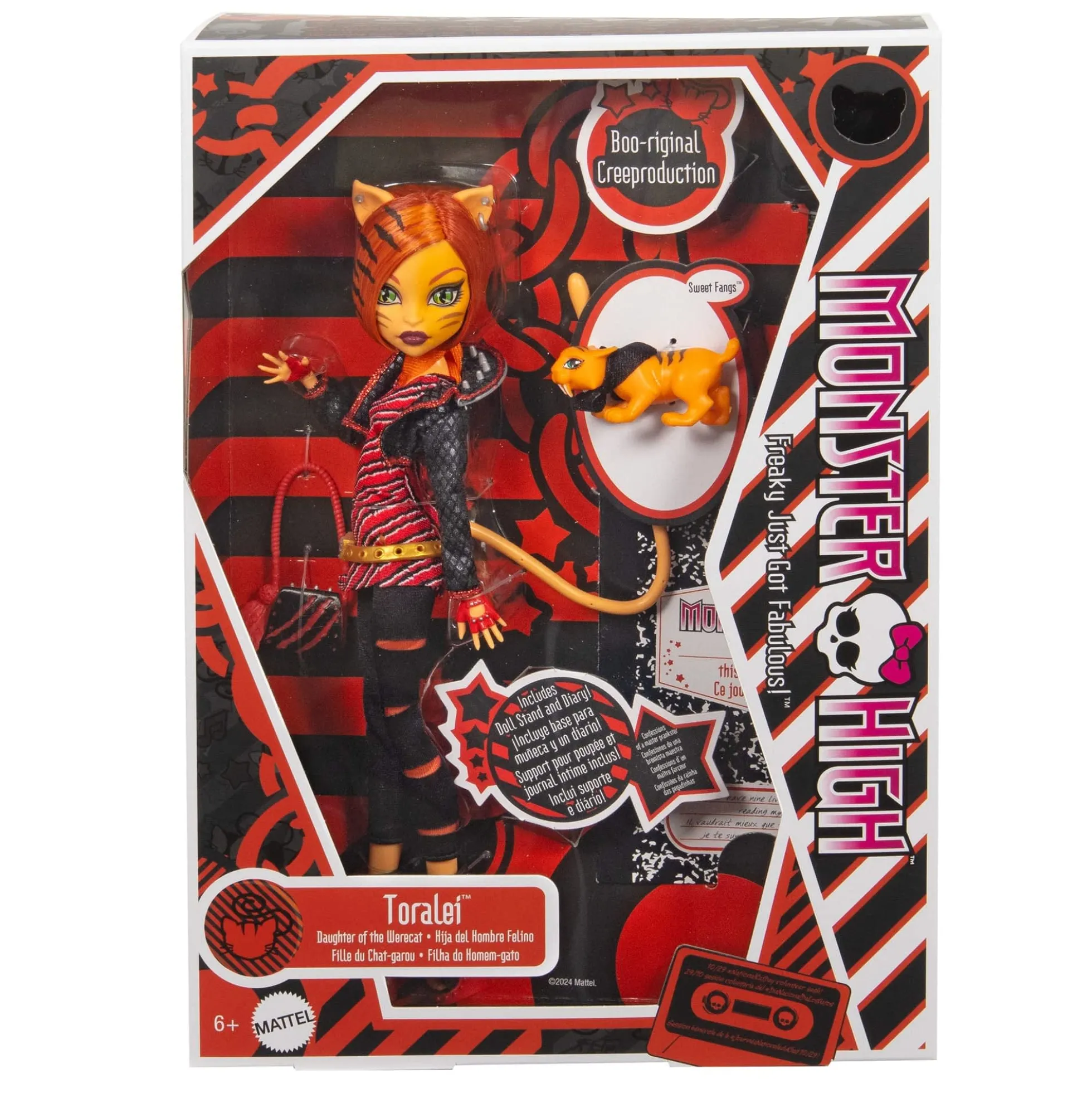 Monster High Boo-riginal Creeproduction G1 Toralei Doll