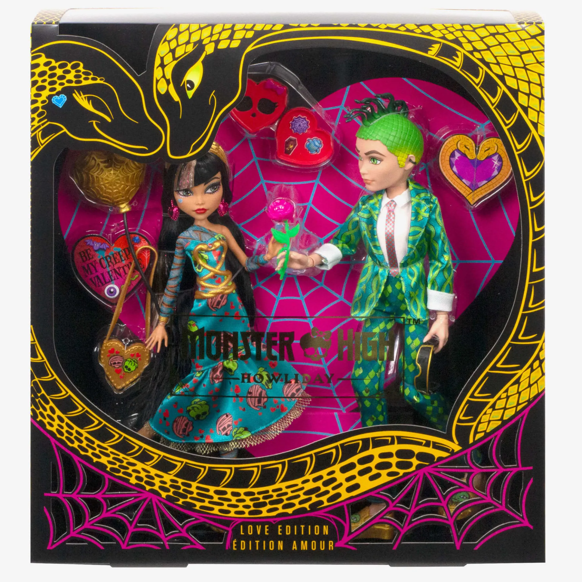 Monster High Cleo and Deuce Howliday Love Edition 2 Pack