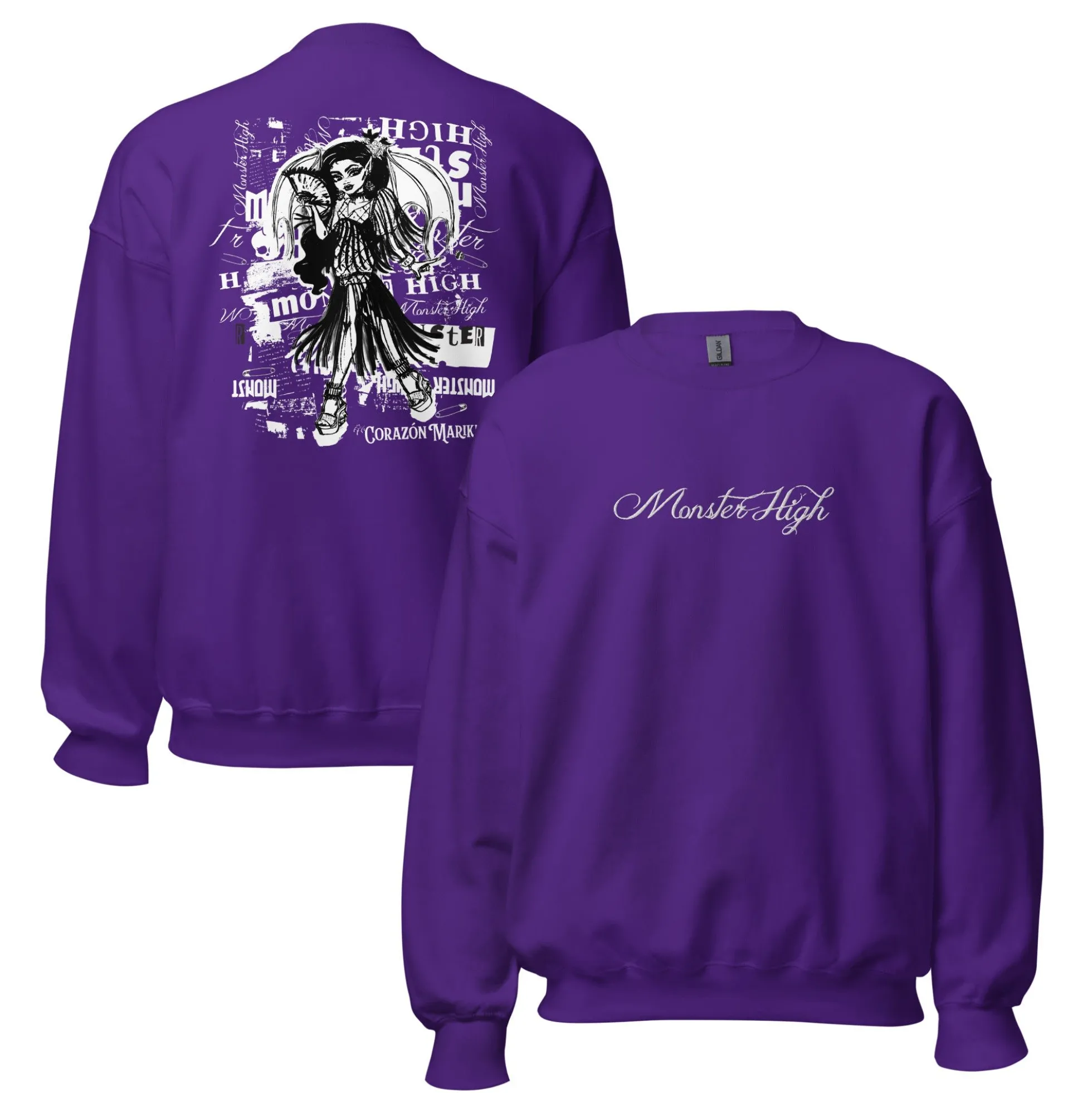 Monster High Corazon Marikit Purple Sweatshirt