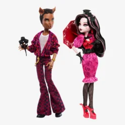 Monster High Draculaura and Clawd Wolf Howliday Love 2-Pack