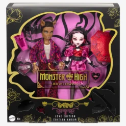 Monster High Draculaura and Clawd Wolf Howliday Love 2-Pack