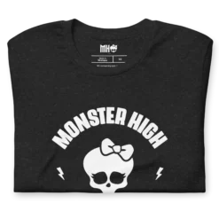 Monster High Fang Club Short Sleeve T-Shirt in Black Heather