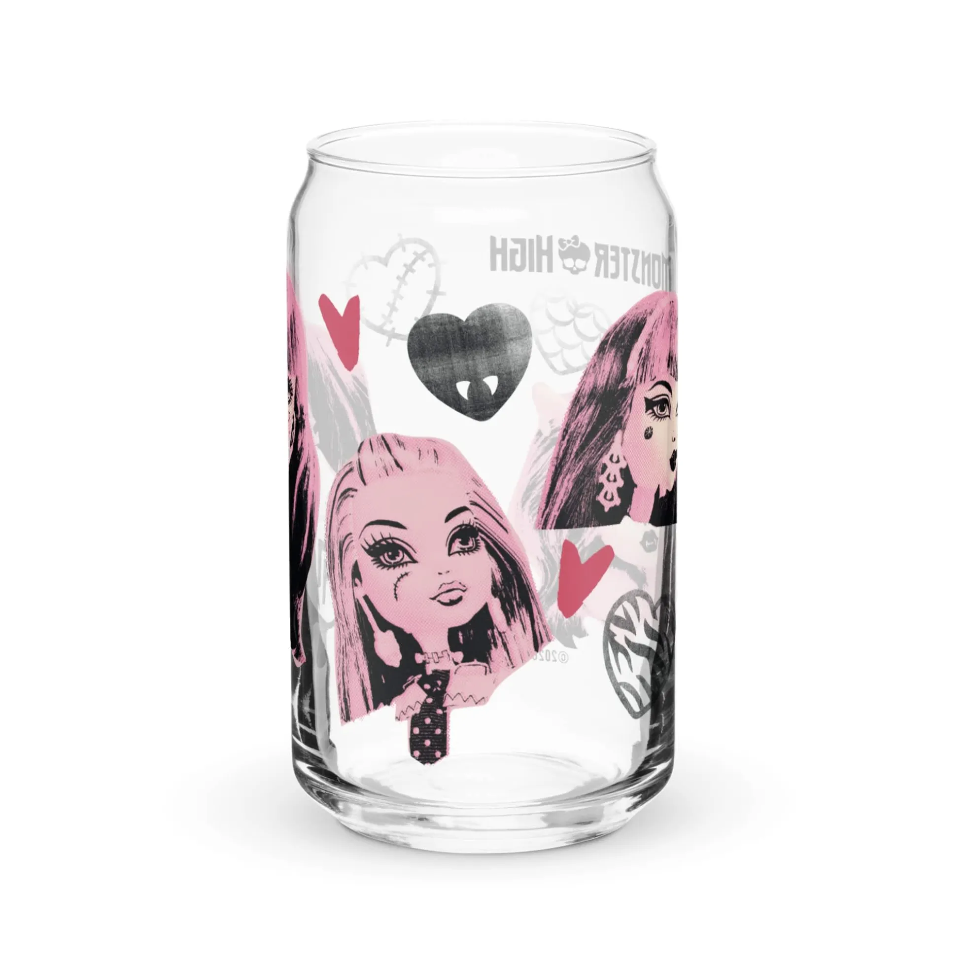 Monster High Ghoulentines Clear Glass