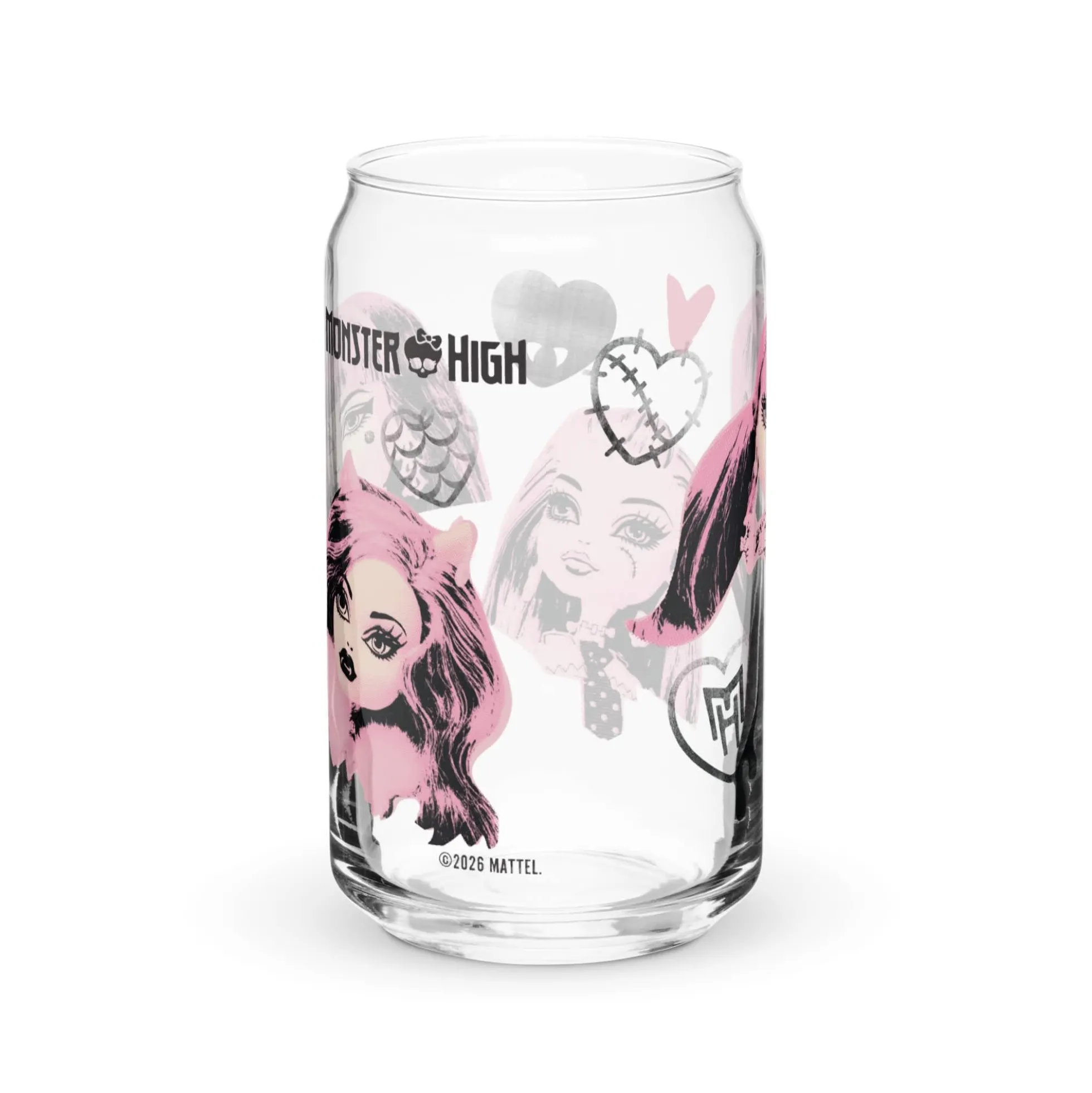 Monster High Ghoulentines Clear Glass