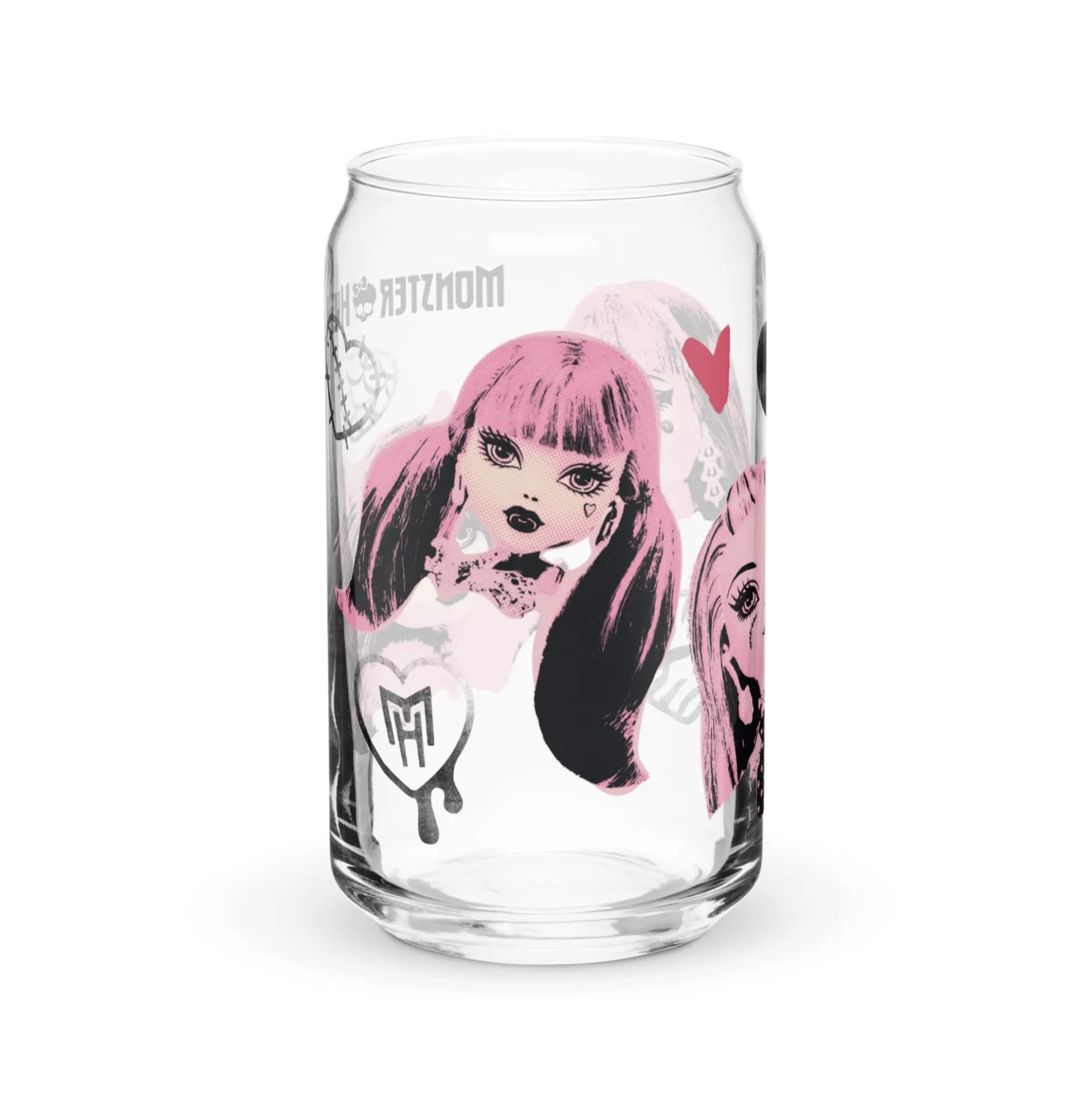 Monster High Ghoulentines Clear Glass