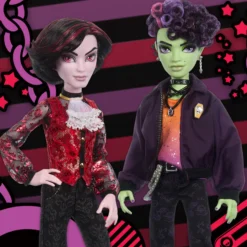 Monster High Kieran Valentine and Spelldon Cauldronello Dolls 2-Pack