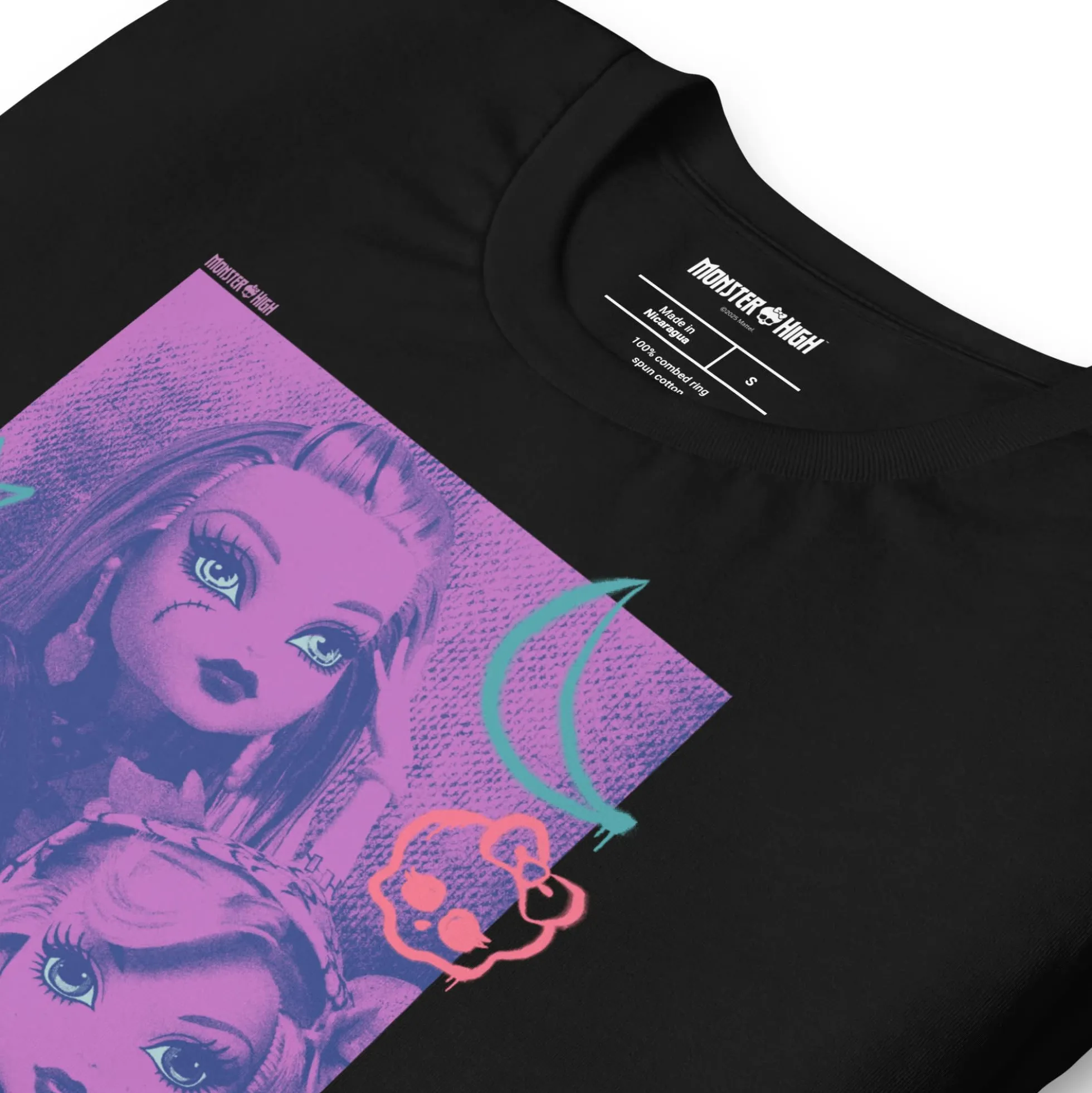 Monster High Lunar Glow Black T-Shirt