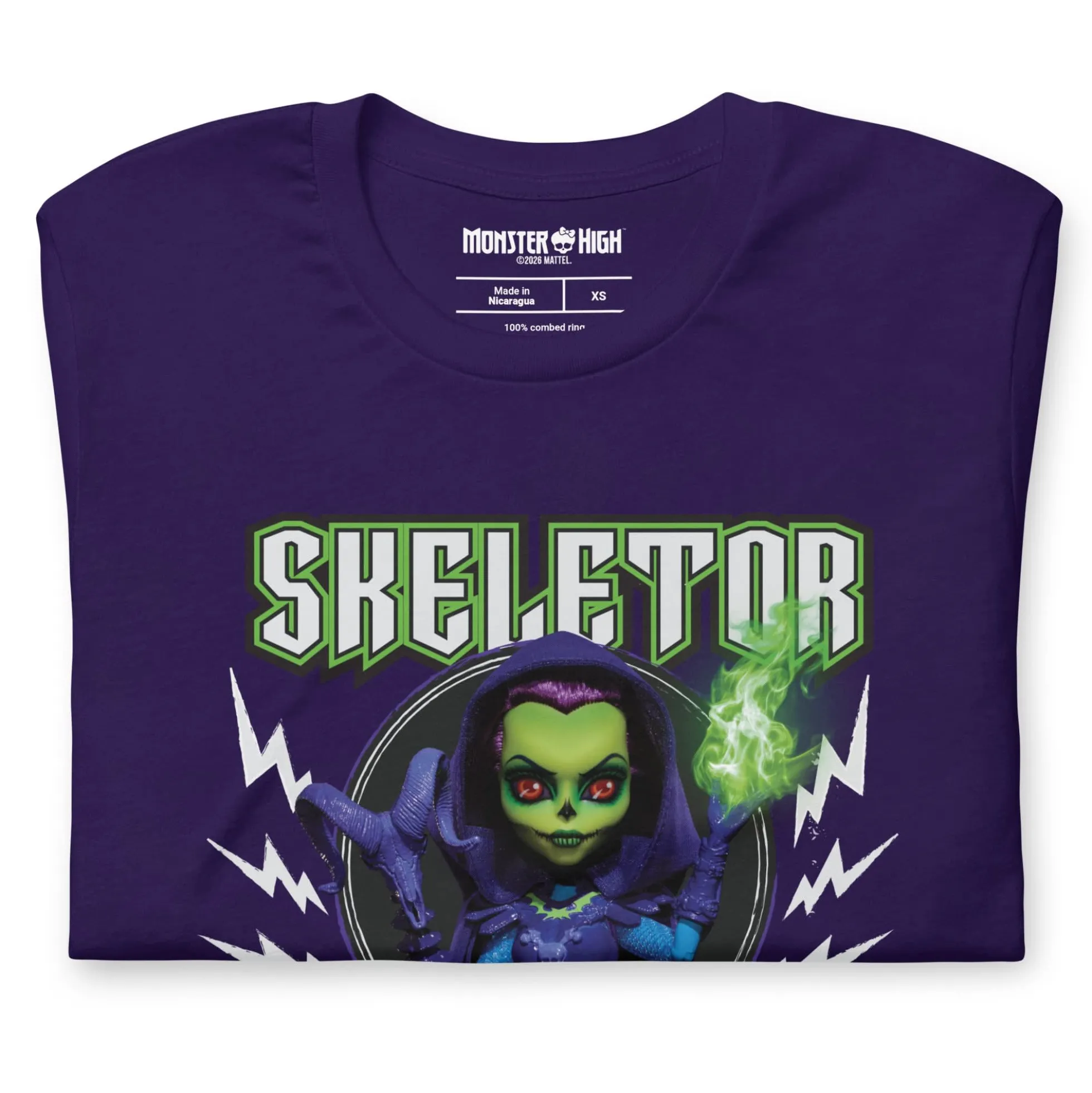 Monster High Masters of the Universe Skeletor Purple T-shirt