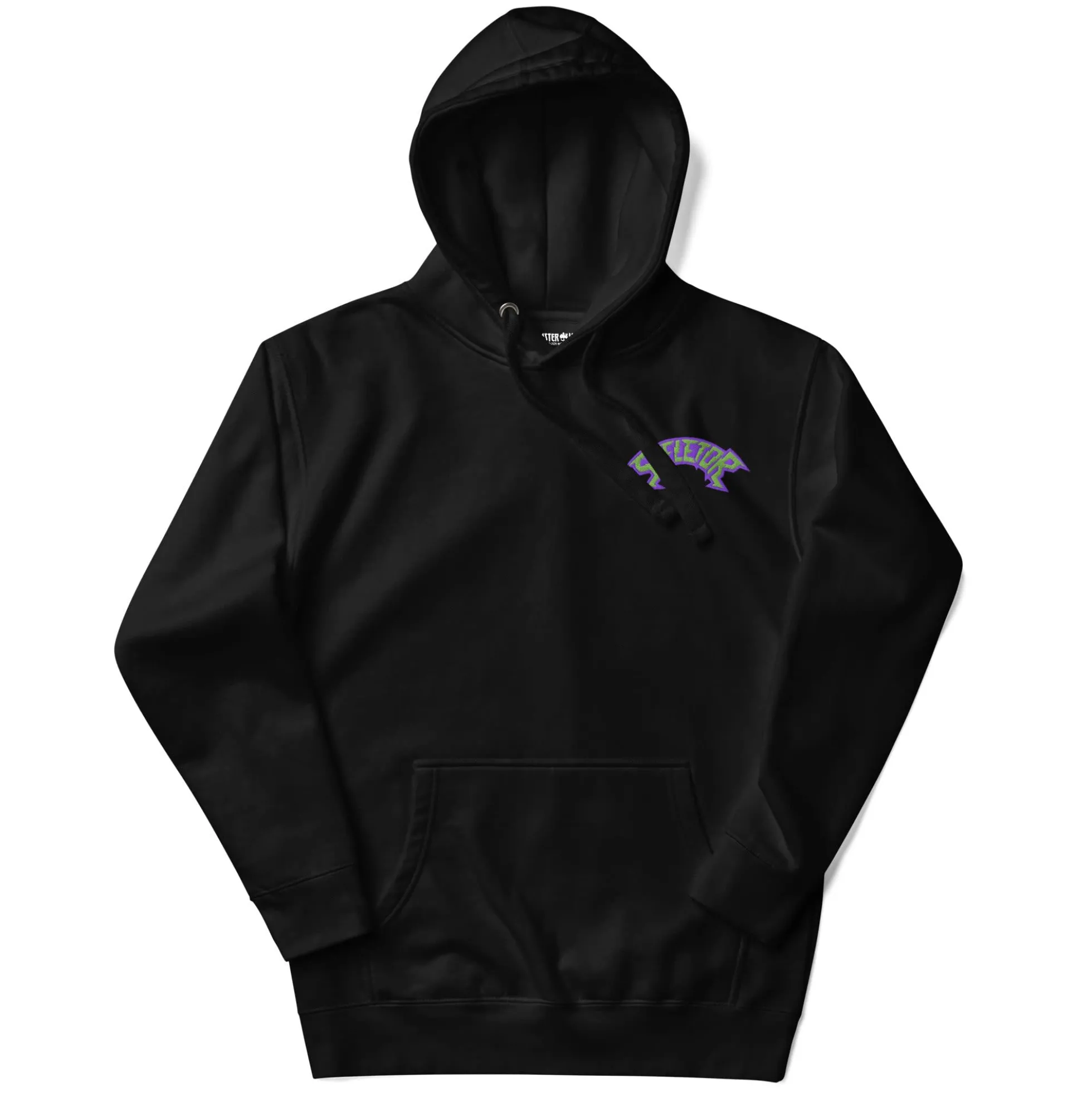 Monster High Masters of the Universe Skeletor Embroidered Black Hoodie