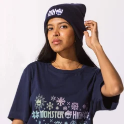 Monster High Navy Cuffed Beanie