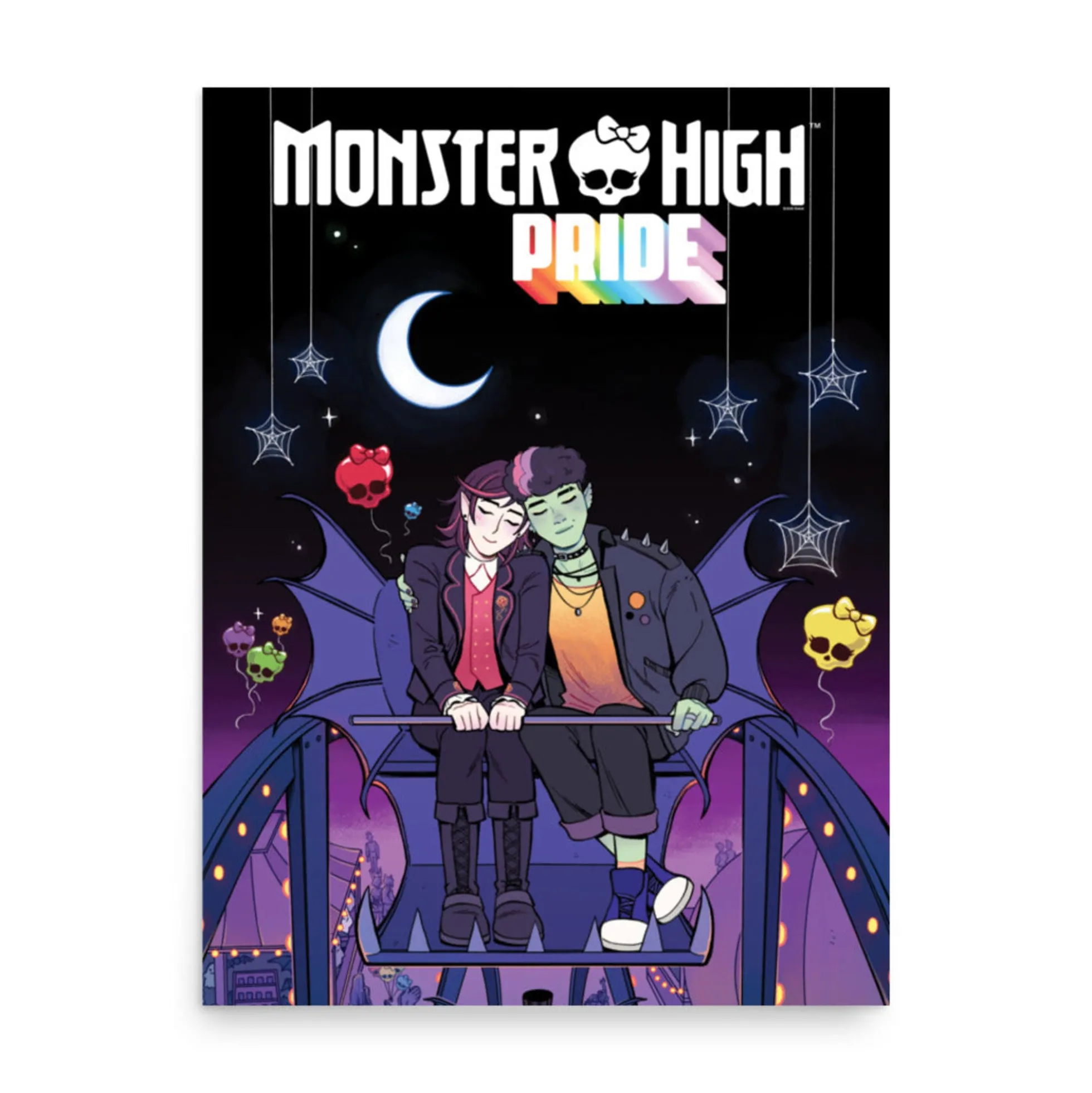 Monster High Pride Kieran & Spelldon Black Poster