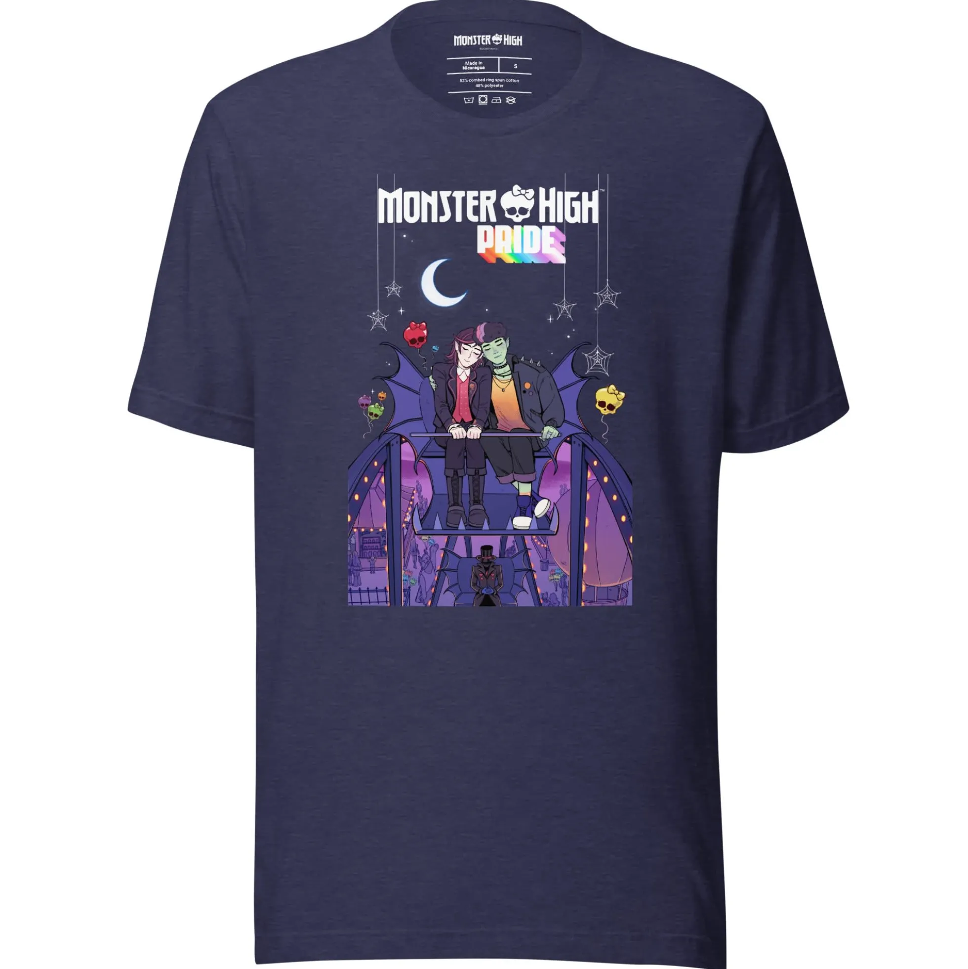 Monster High Pride Kieran & Spelldon Navy T-Shirt