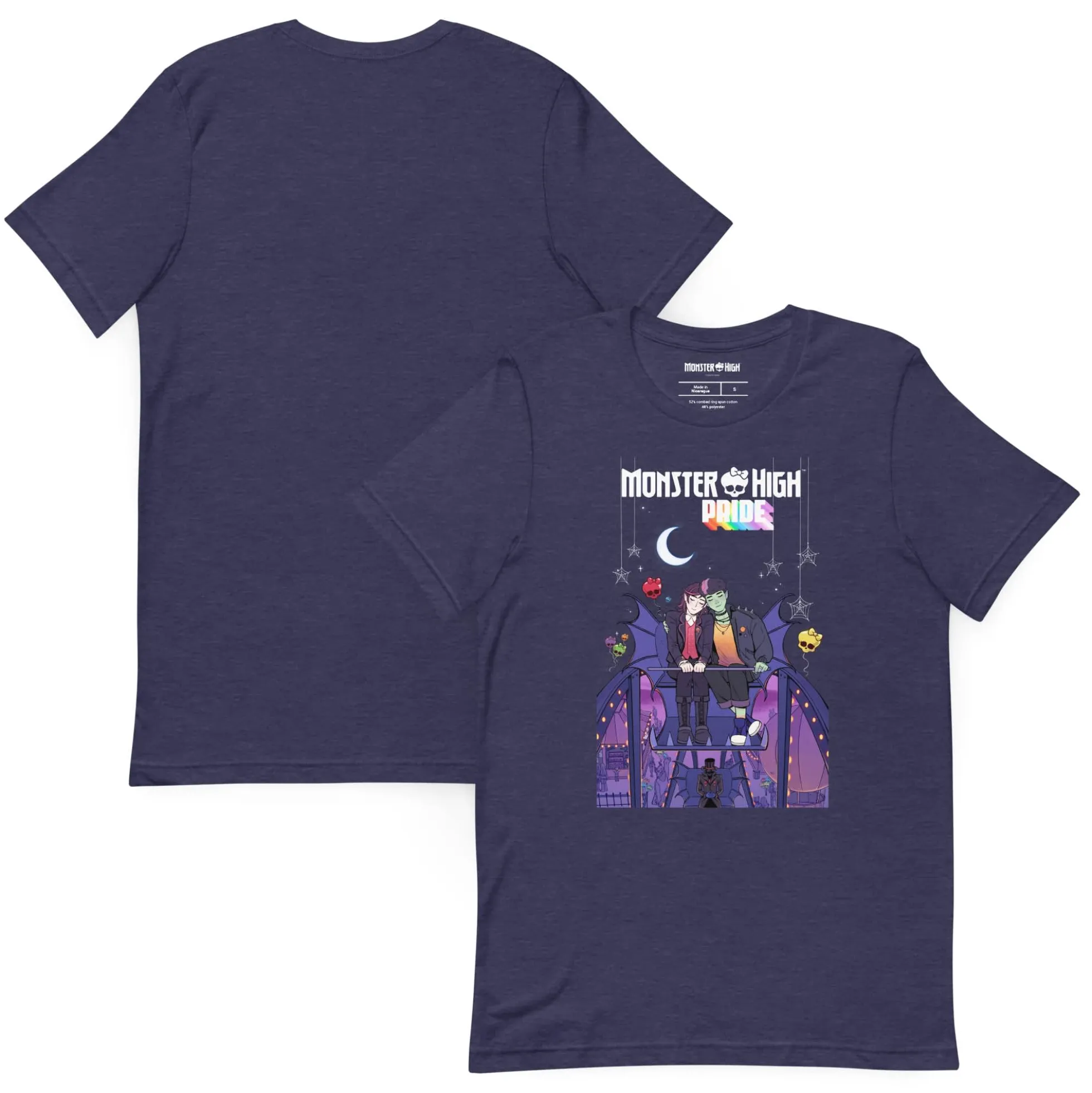 Monster High Pride Kieran & Spelldon Navy T-Shirt