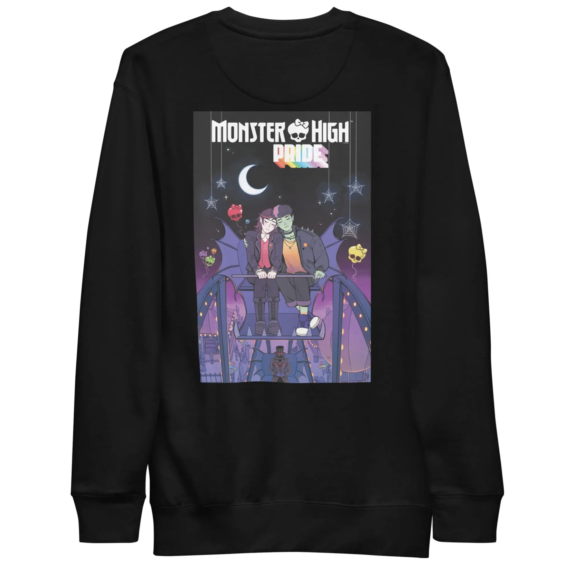 Monster High Pride Kieran & Spelldon Black Sweatshirt