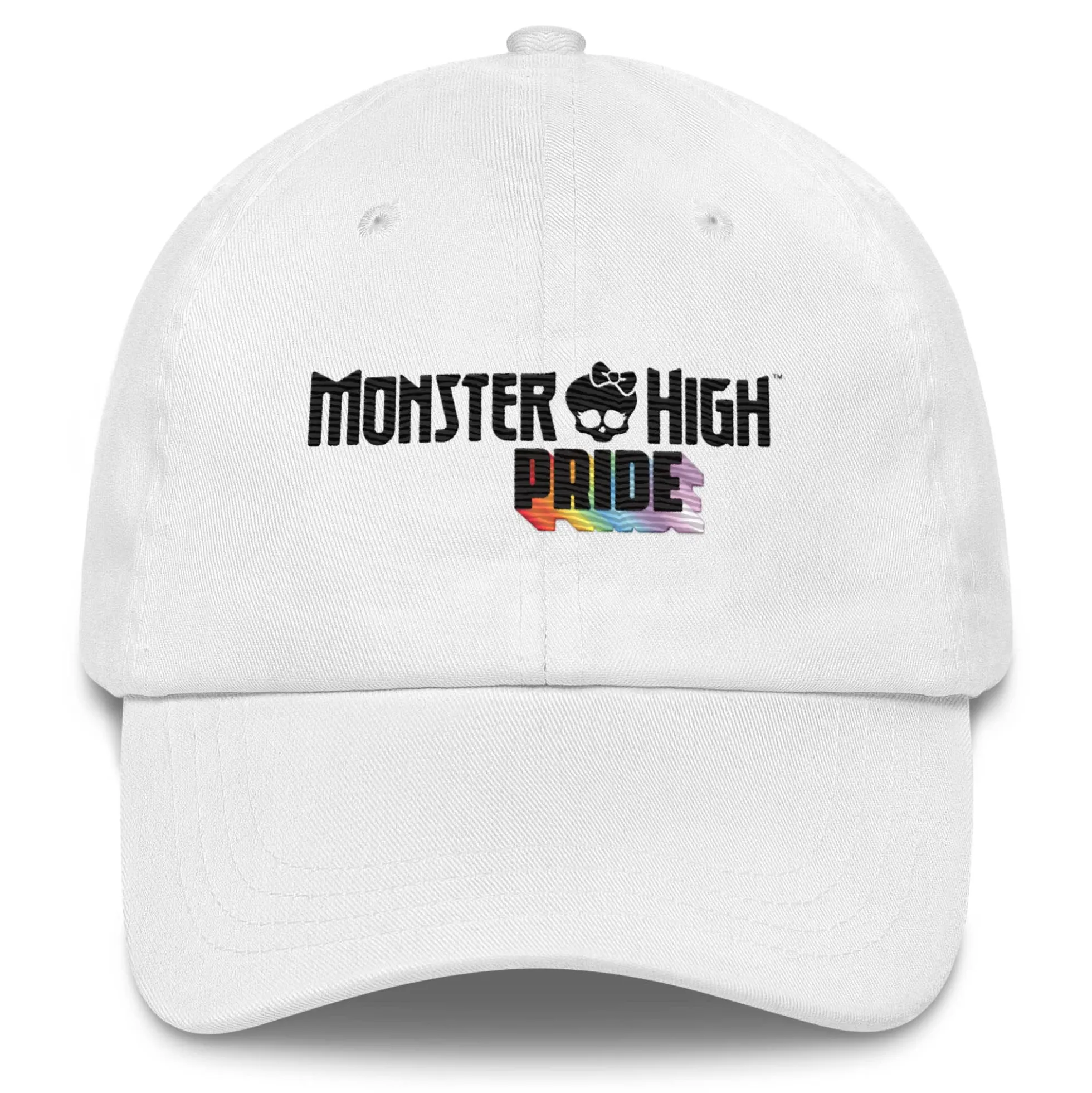 Monster High Pride Logo White Hat