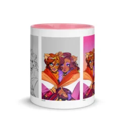 Monster High Pride Toralei & Clawdeen White Mug