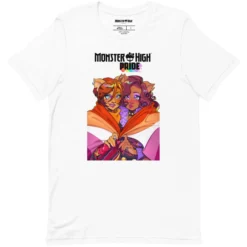 Monster High Pride Toralei & Clawdeen White T-Shirt