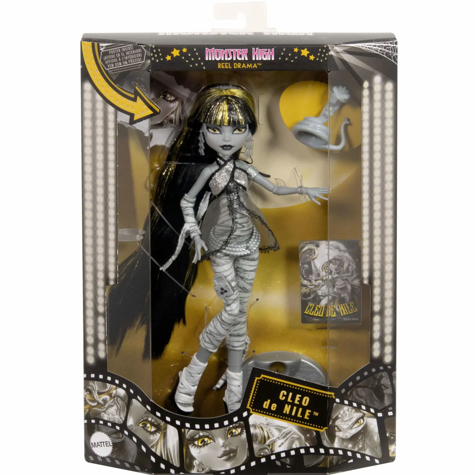 Monster High Reel Drama Cleo De Nile Collector Doll