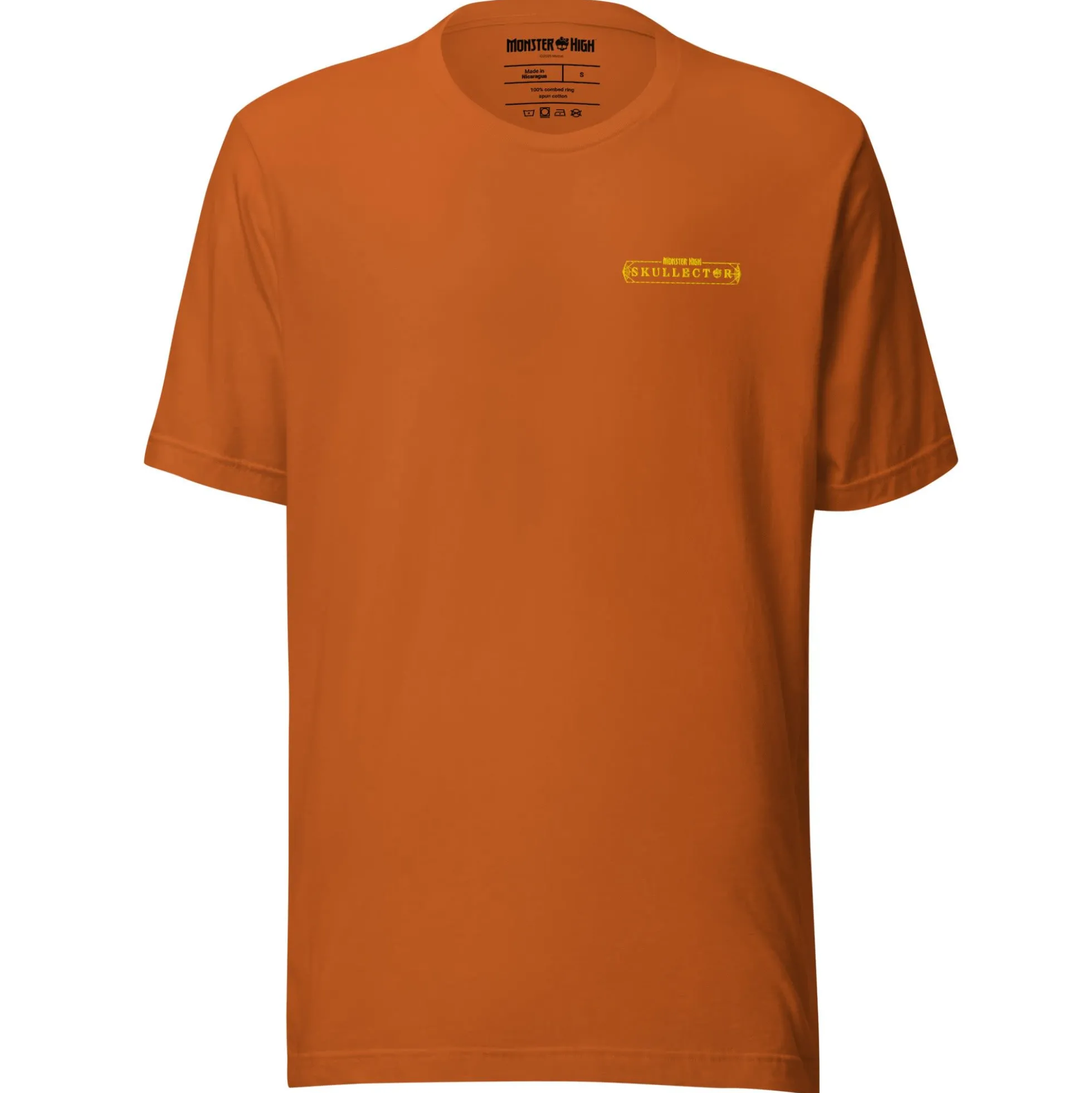 Monster High Skelita Día de Muertos Embroidered Orange T-Shirt
