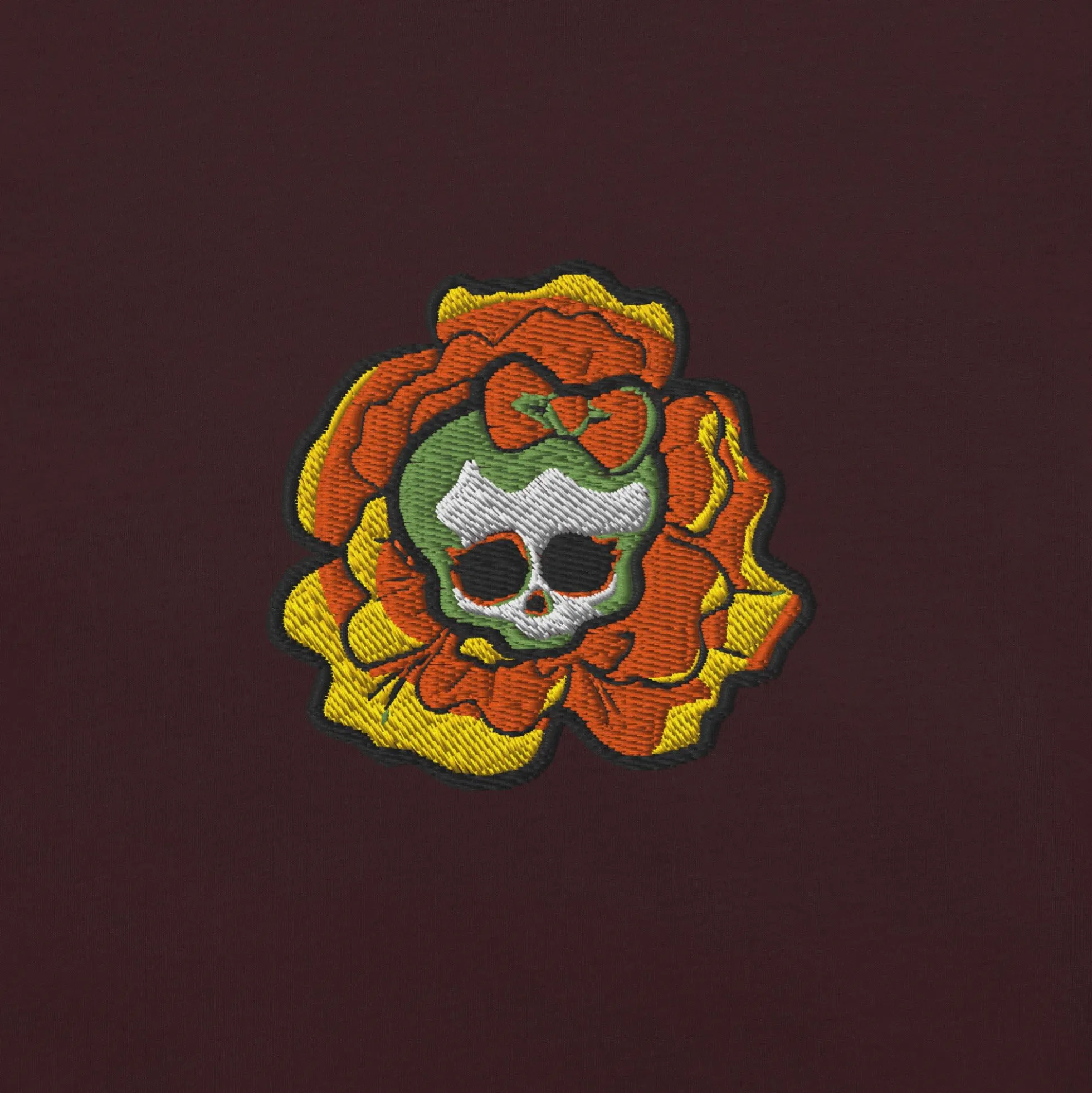 Monster High Skelita Día de Muertos Embroidered Oxblood T-Shirt