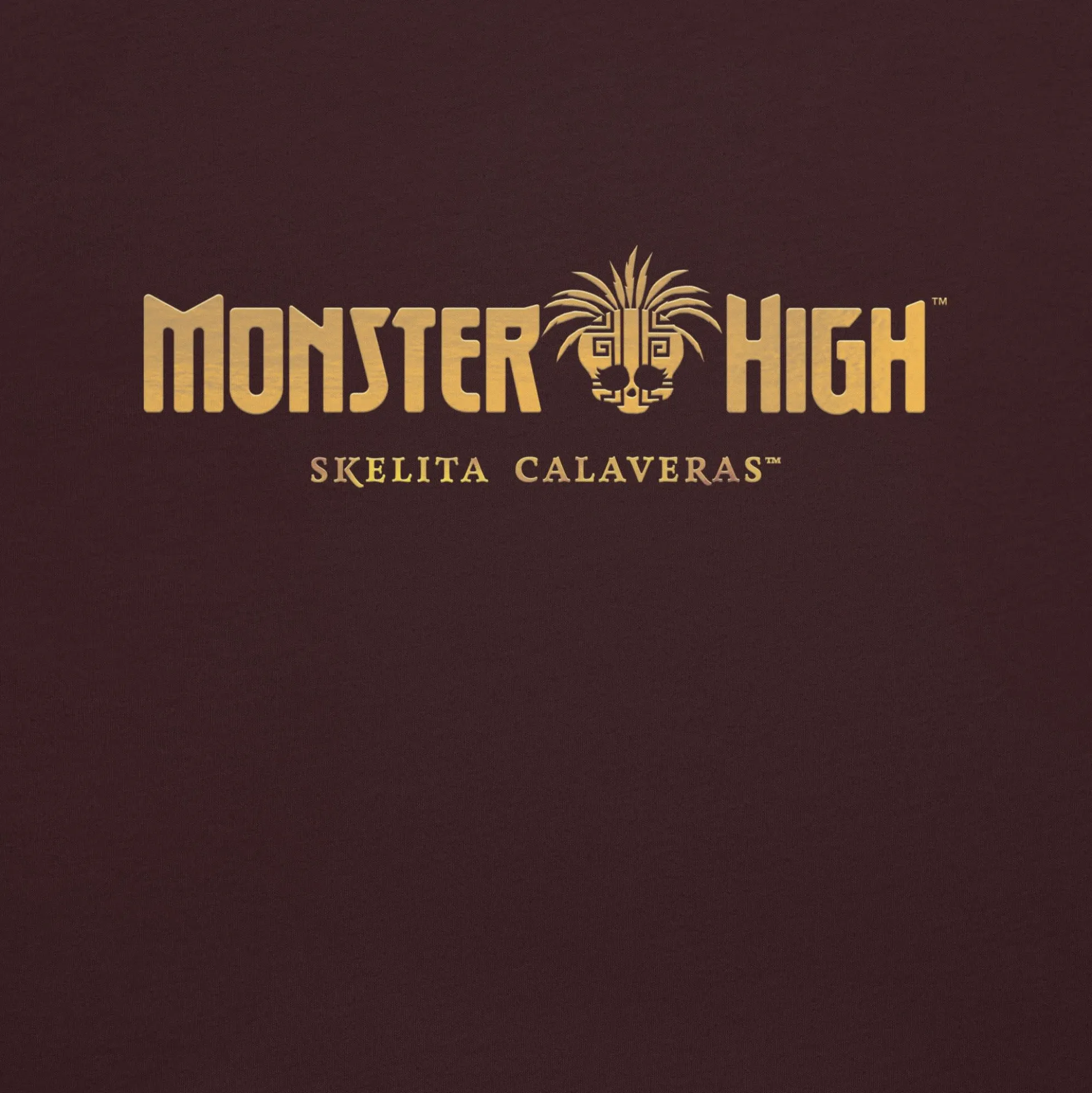 Monster High Skelita Día de Muertos Embroidered Oxblood T-Shirt