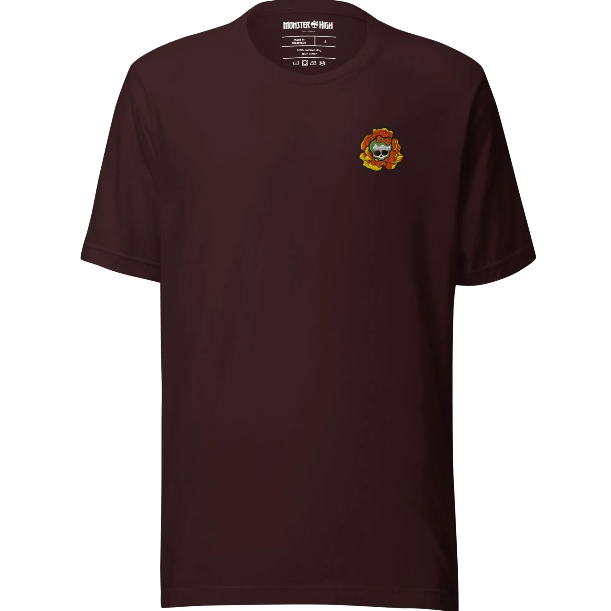 Monster High Skelita Día de Muertos Embroidered Oxblood T-Shirt
