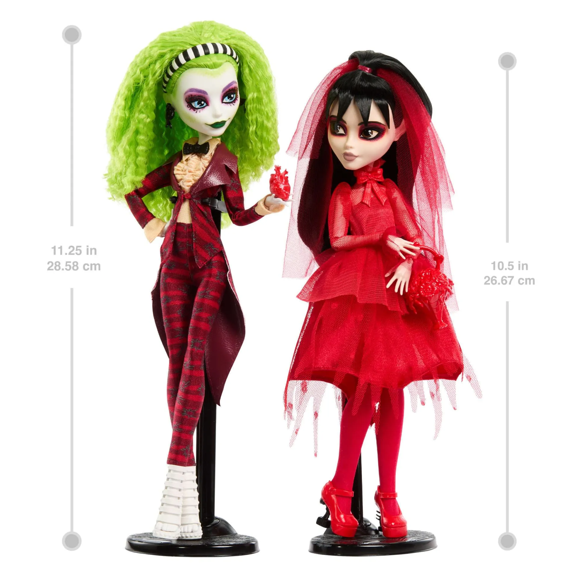 MONSTER HIGH SKULLECTOR Betelgeuse and Lydia Doll 2-Pack