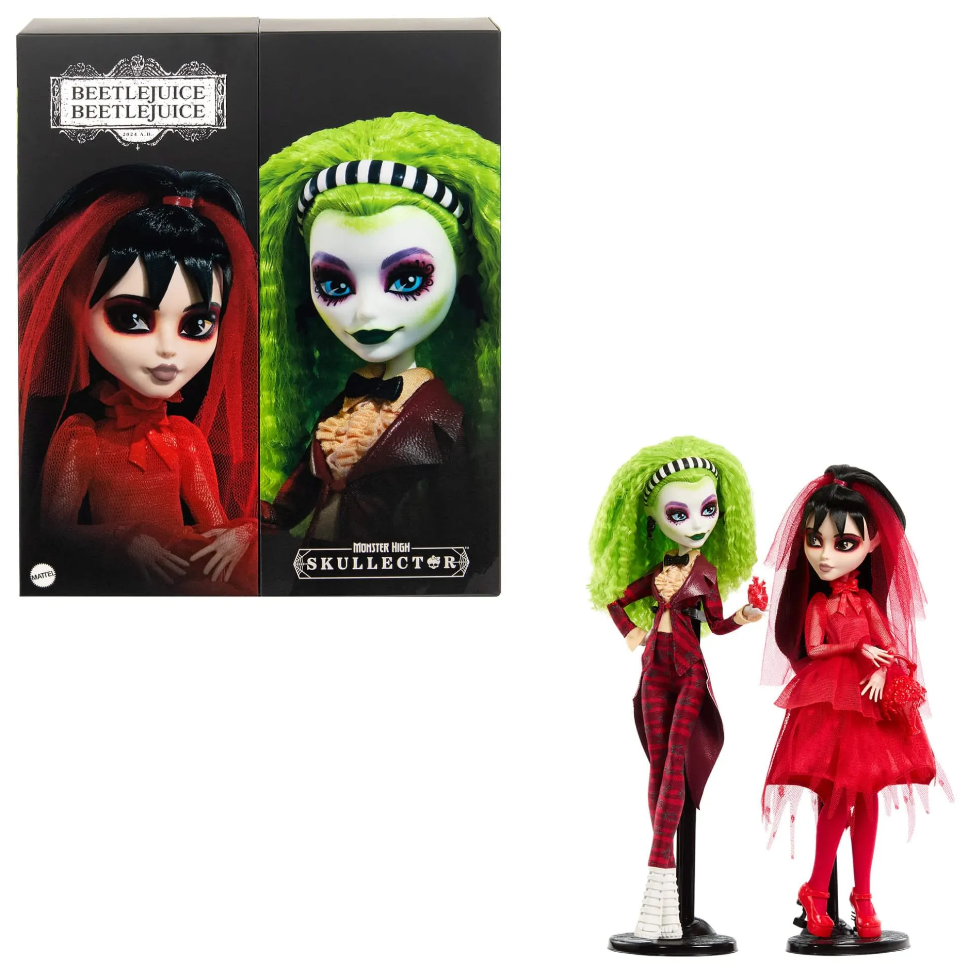 MONSTER HIGH SKULLECTOR Betelgeuse and Lydia Doll 2-Pack