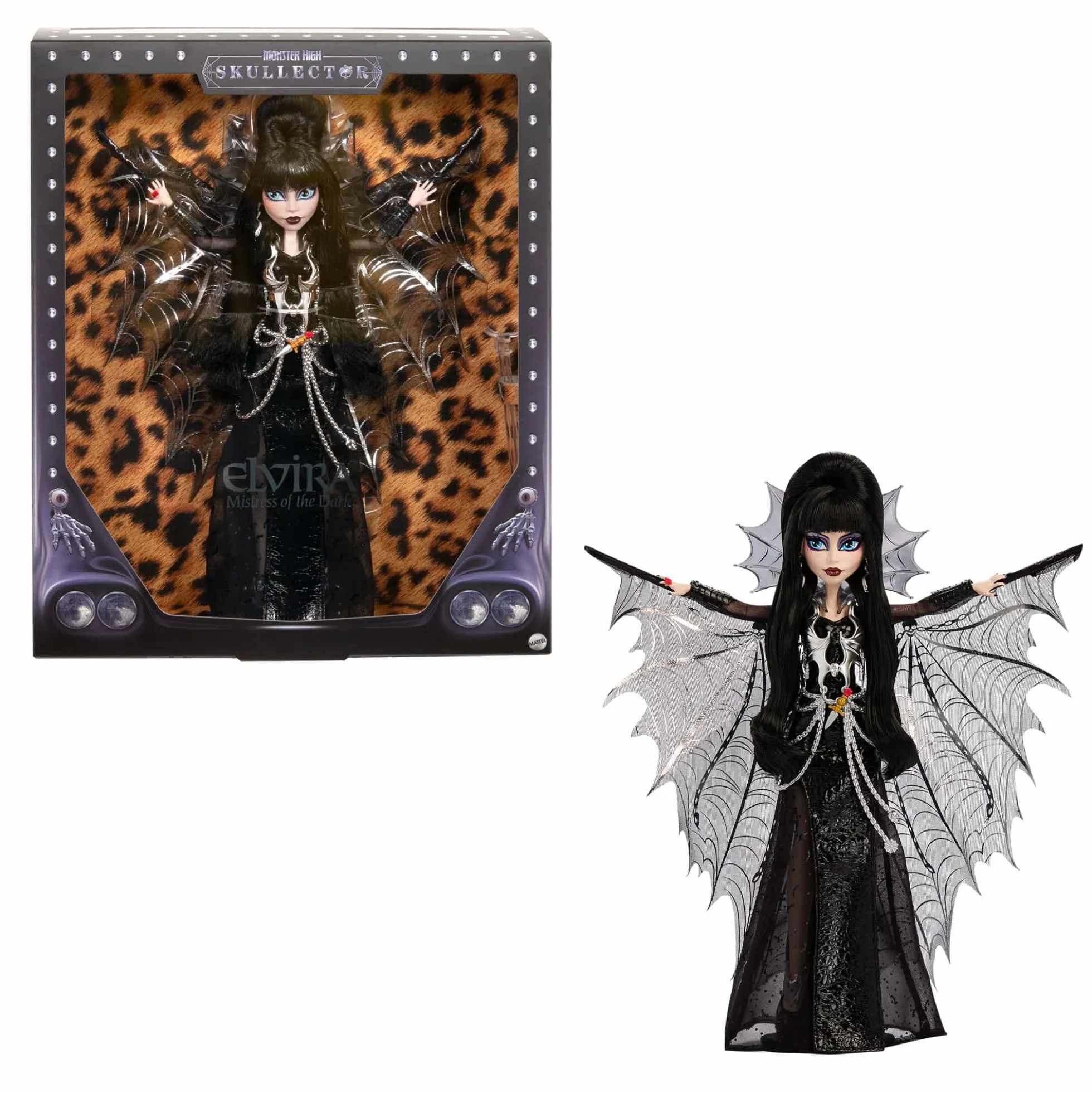 Monster High Skullector Elvira, Mistress of the Dark Doll