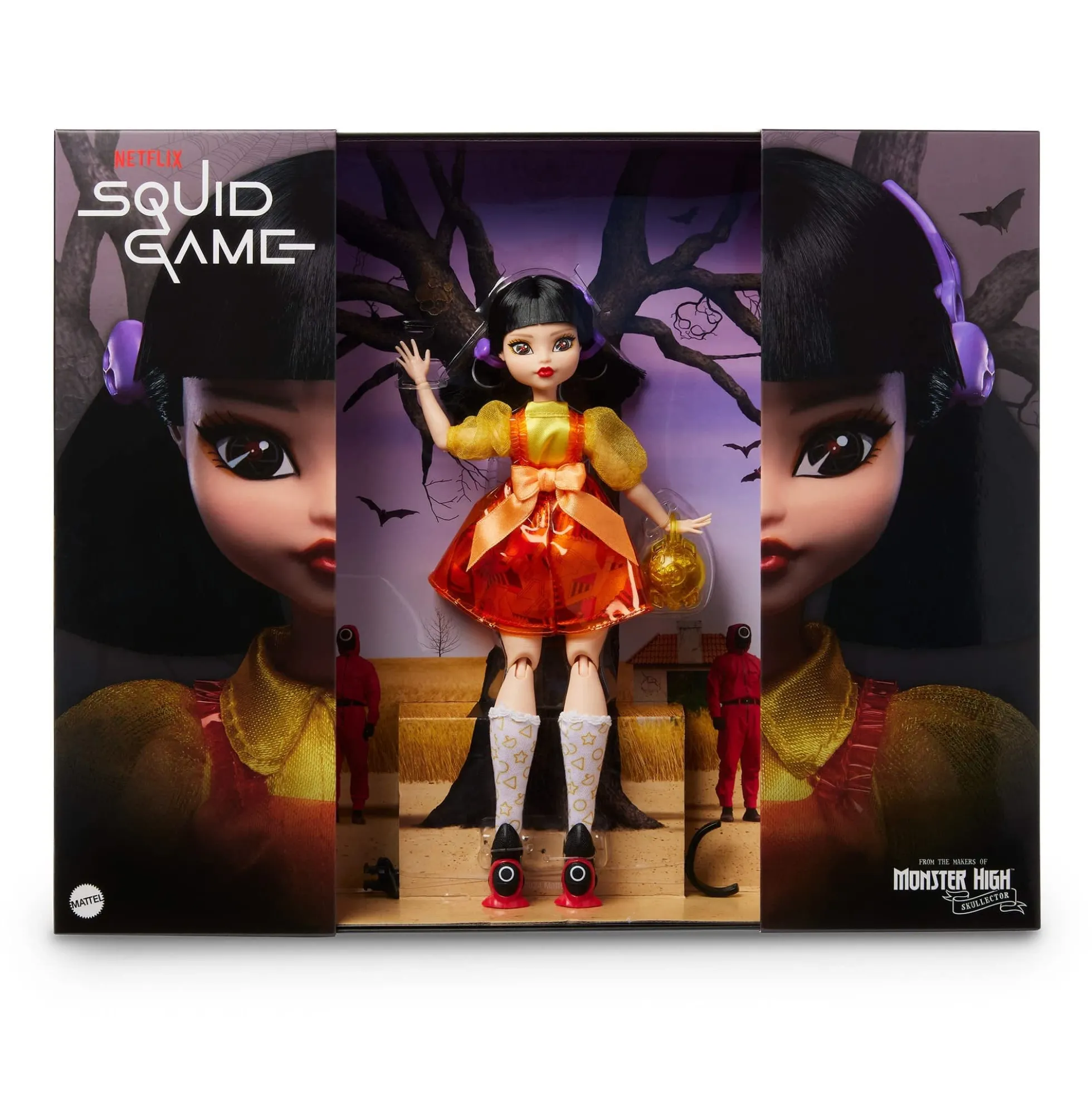 Monster High Skullector Squid Game Young-hee Doll
