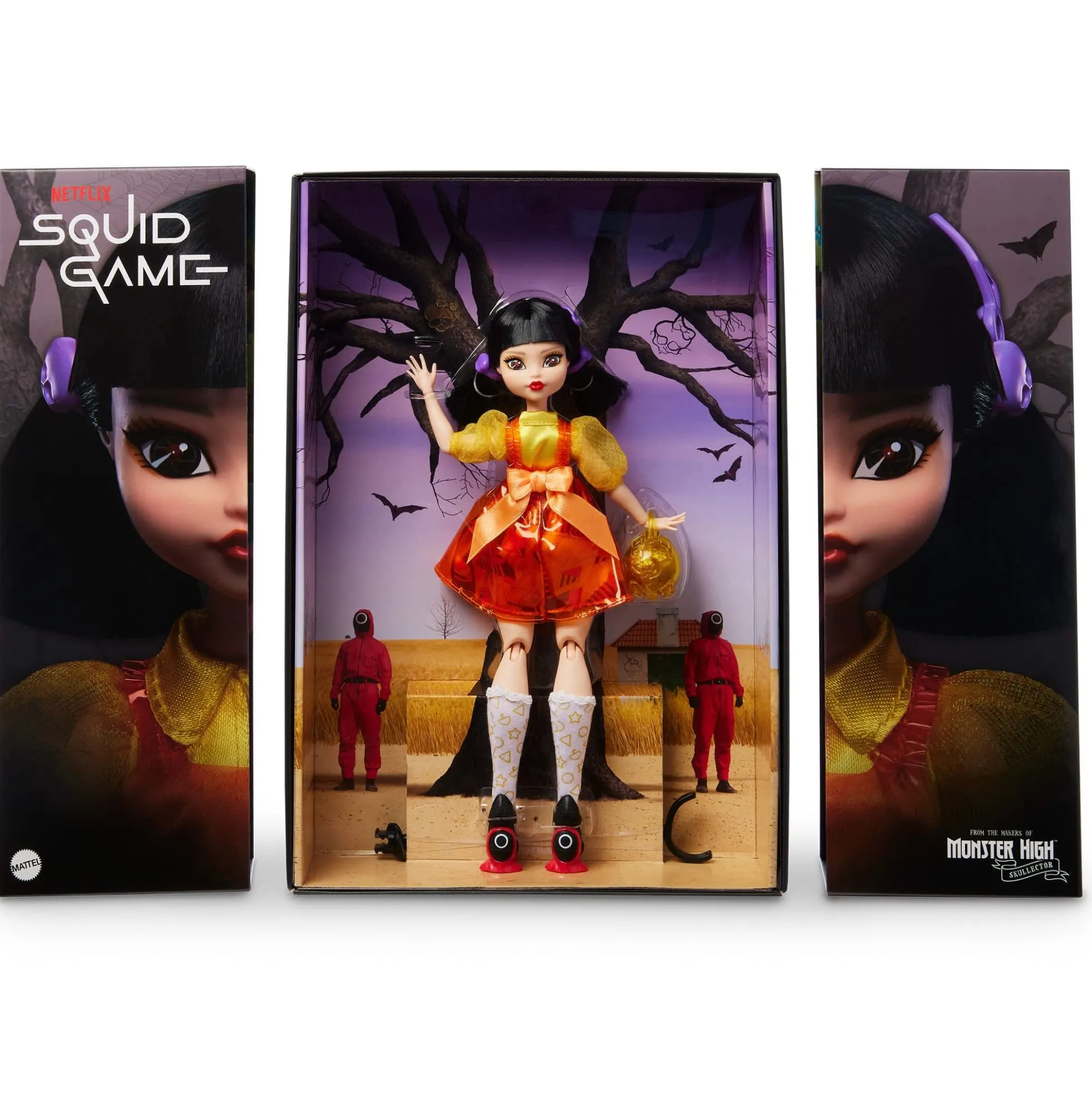Monster High Skullector Squid Game Young-hee Doll