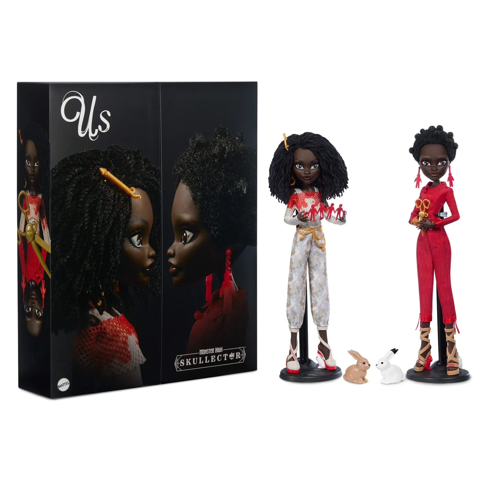 Monster High Skullector Us Dolls – Adelaide and Red 2-Pack
