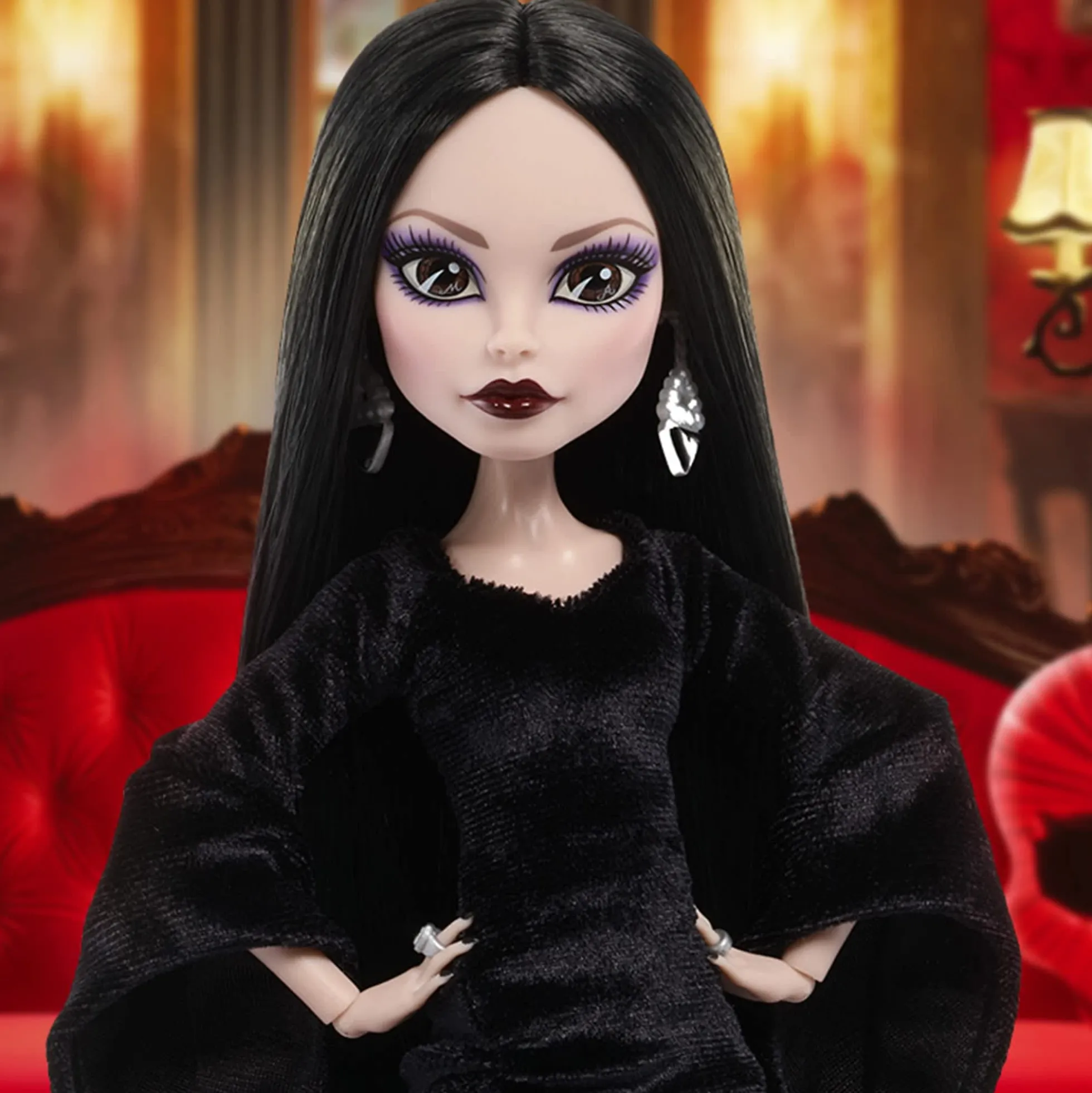Monster High Wednesday Morticia Addams Skullector Doll