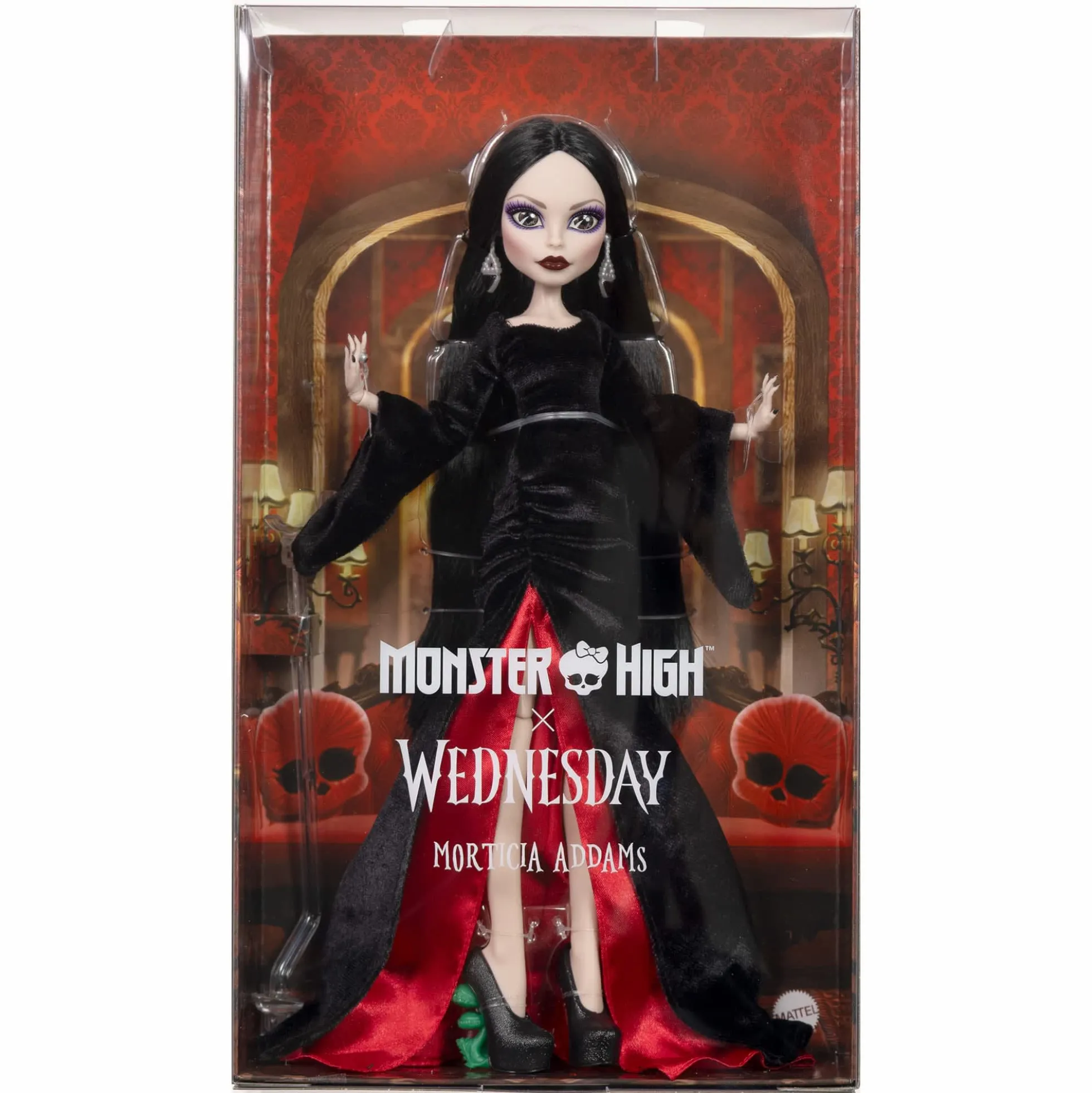 Monster High Wednesday Morticia Addams Skullector Doll