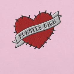 Monster High Embroidered Logo Heart T-Shirt
