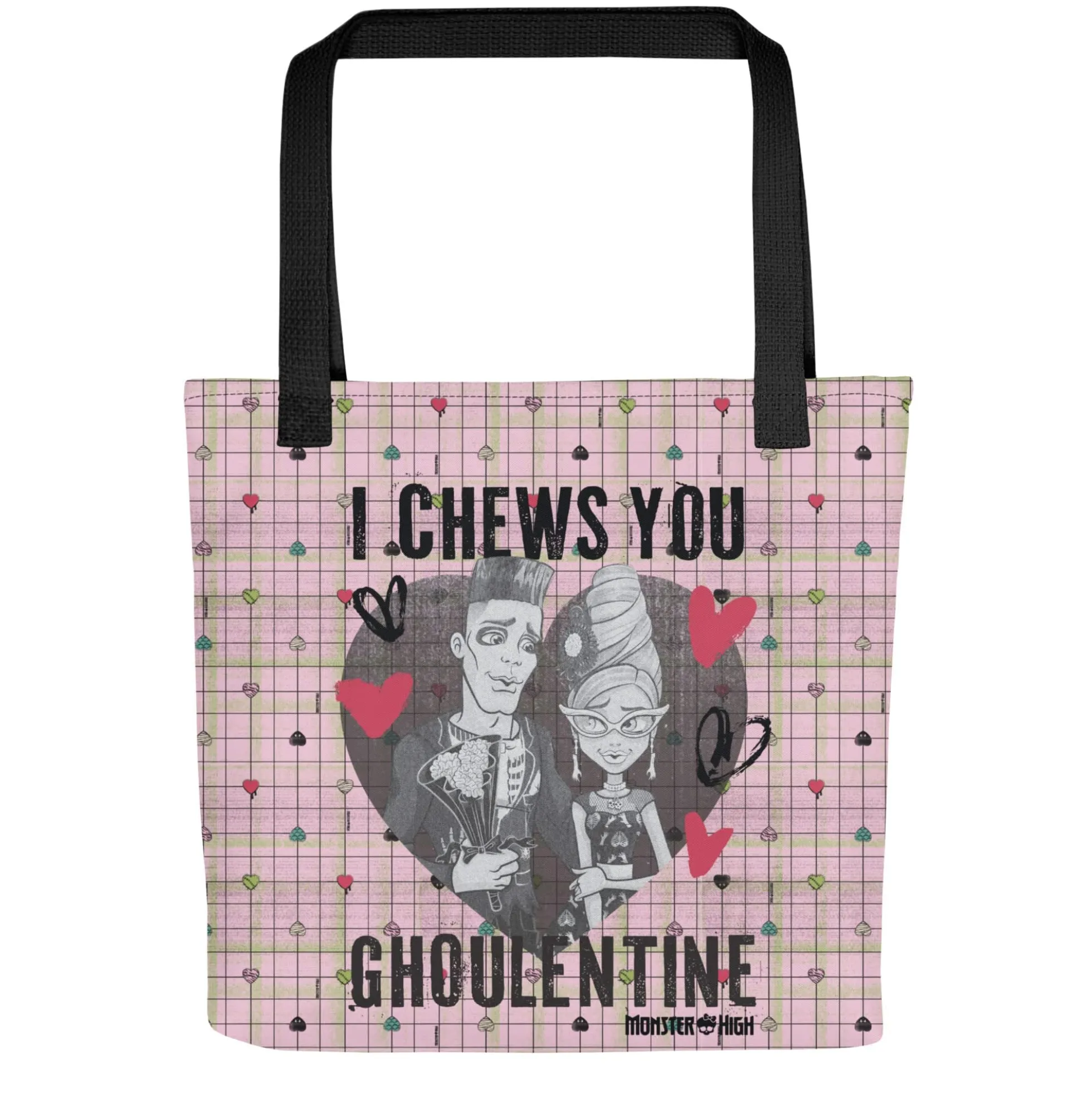 Monster High Ghoulentines Pink Tote Bag