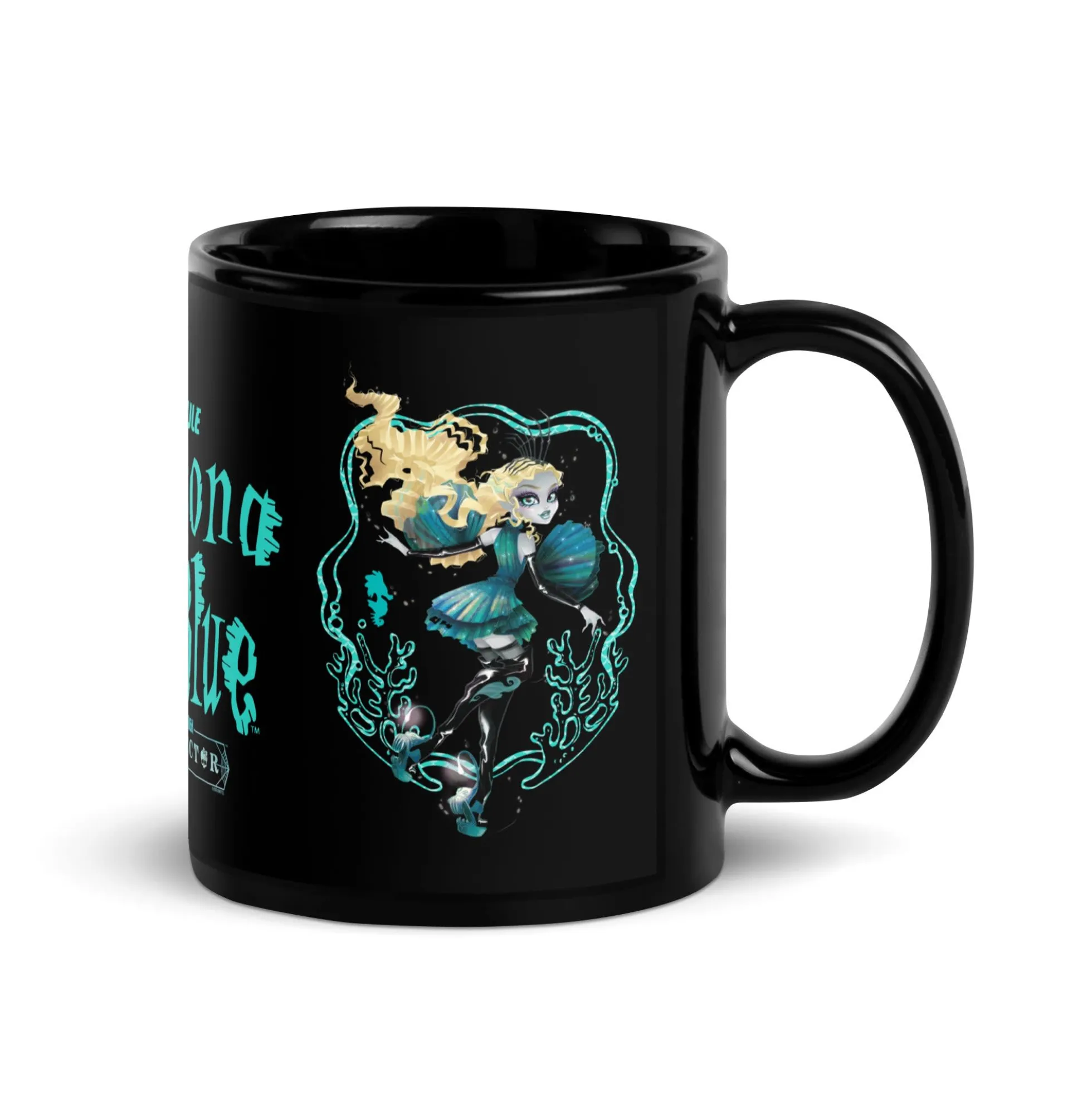 Monster High Lagoona Blue Black Mug